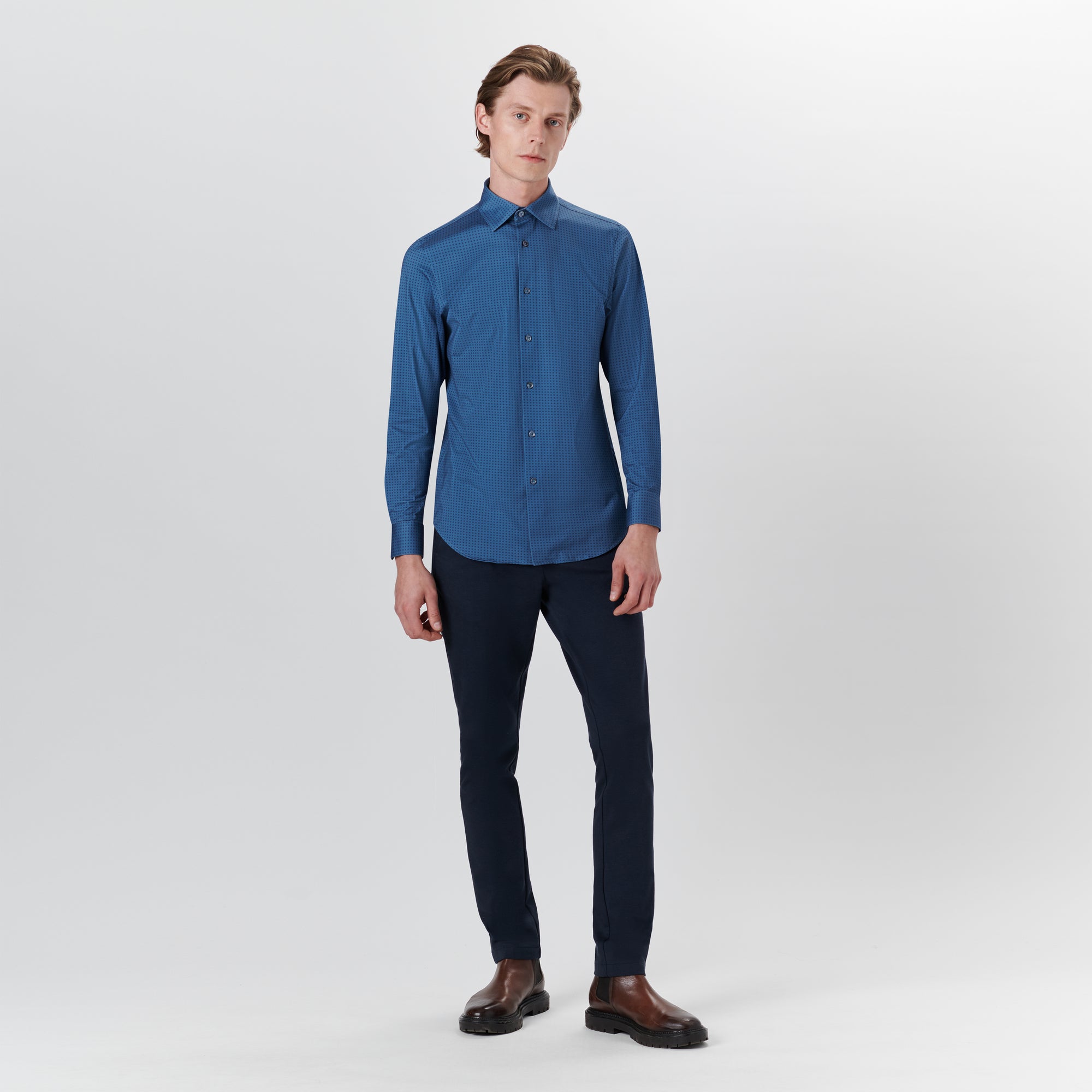 JAMES Geometric Print OoohCotton Shirt