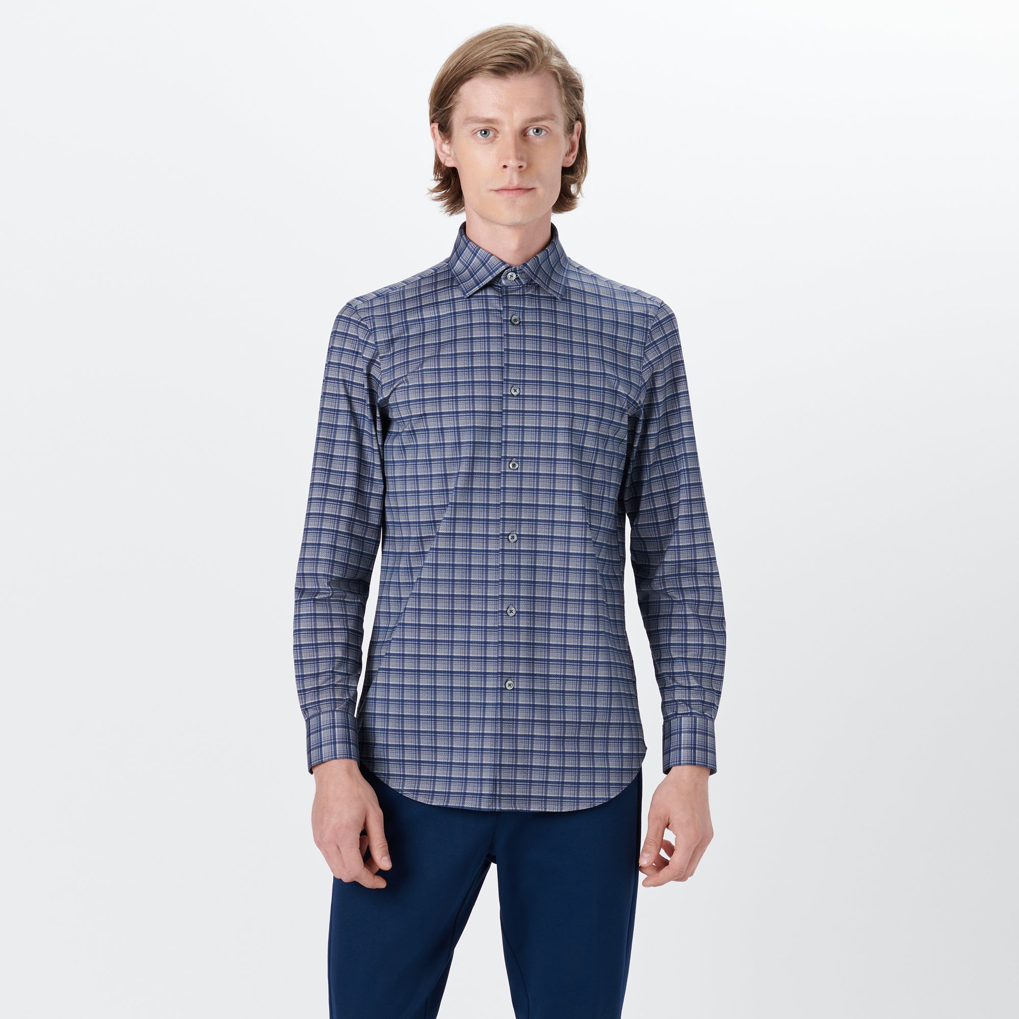 JAMES Dupplin Check OoohCotton Shirt