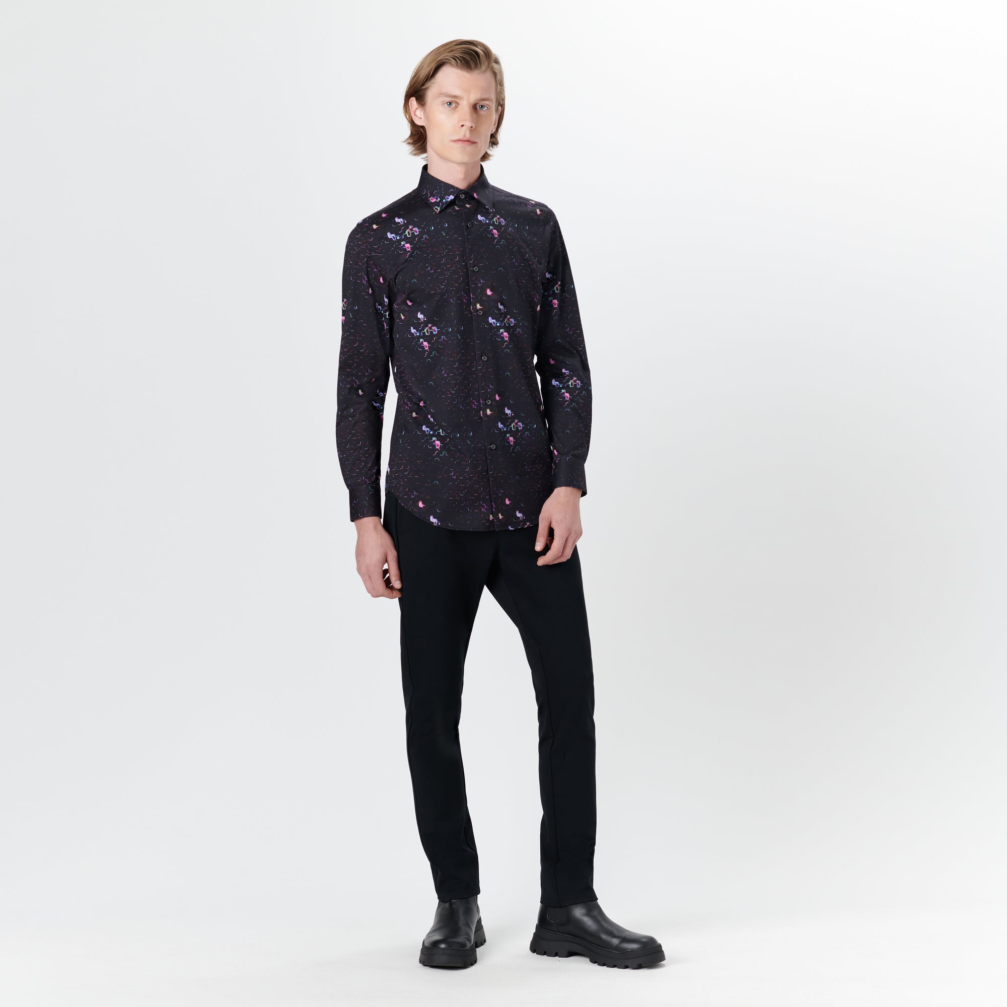 JAMES Abstract Print OoohCotton Shirt