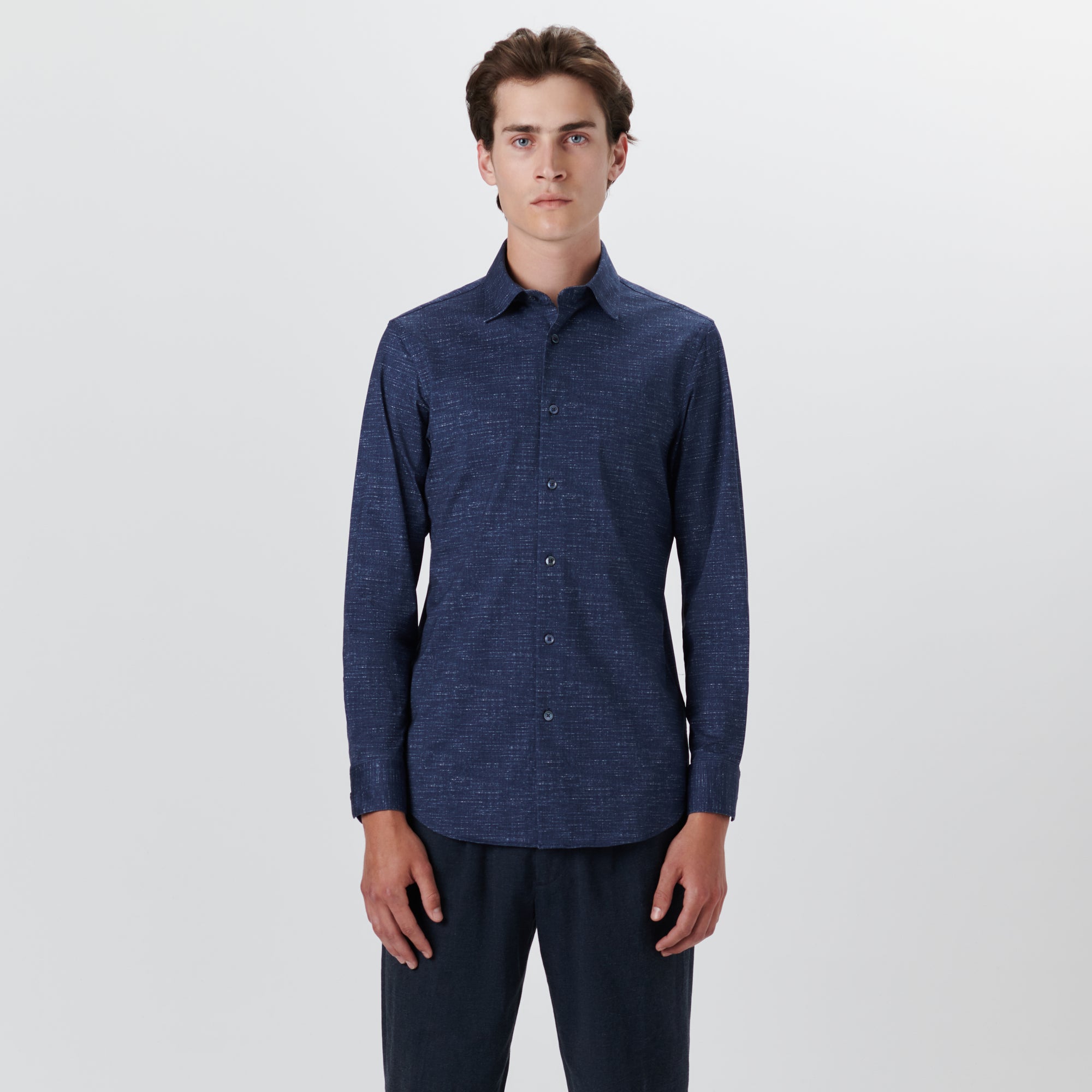 JAMES Chambray Print OoohCotton Shirt