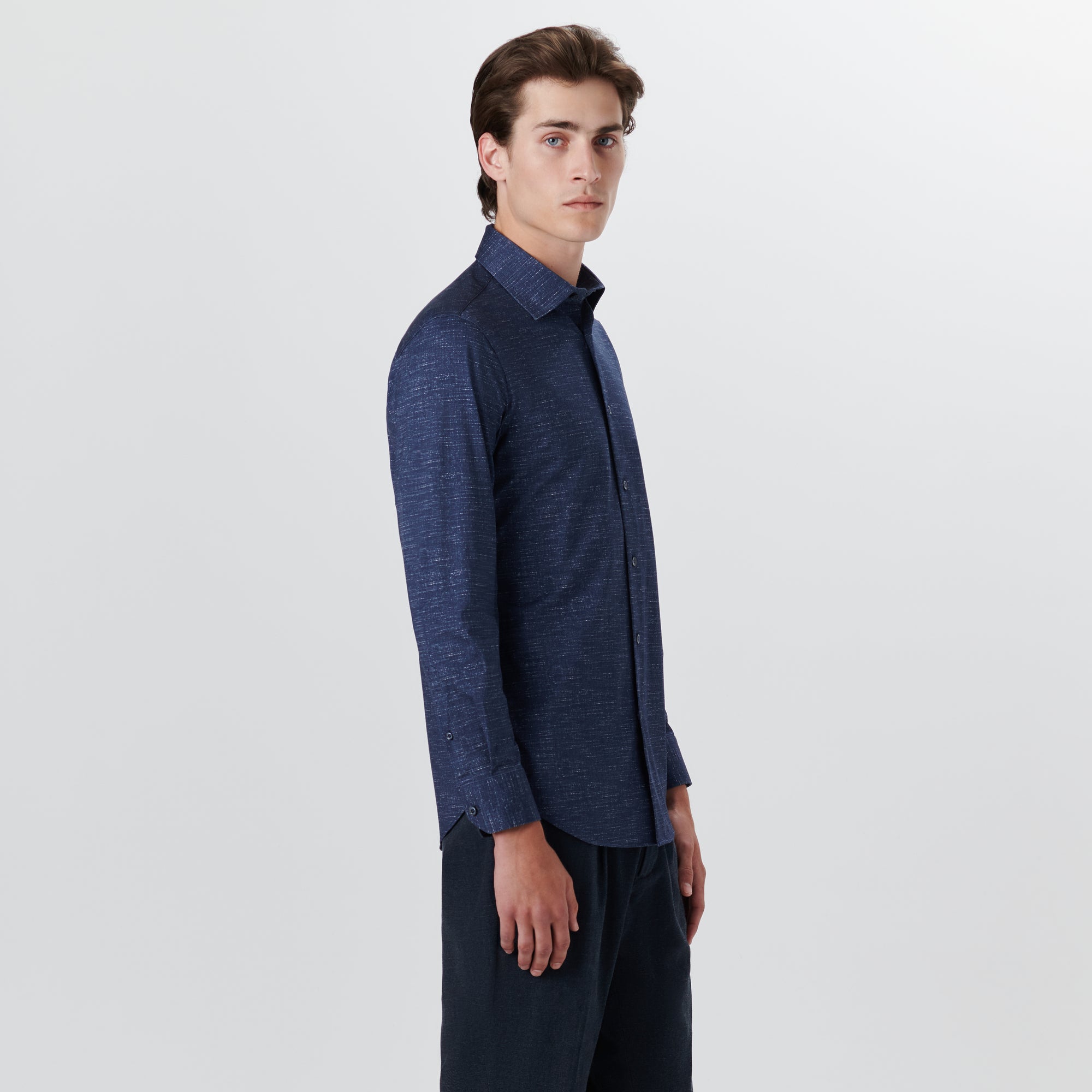 JAMES Chambray Print OoohCotton Shirt