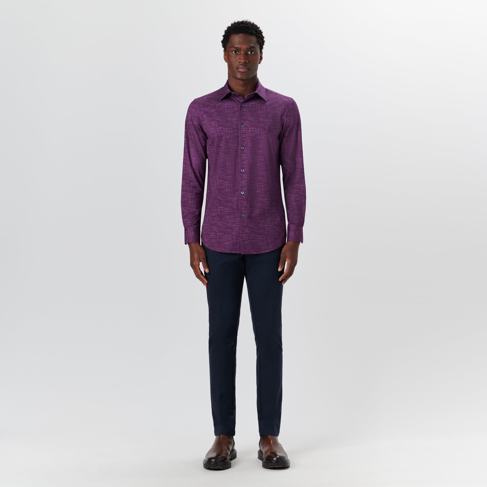 JAMES Chambray Print OoohCotton Shirt