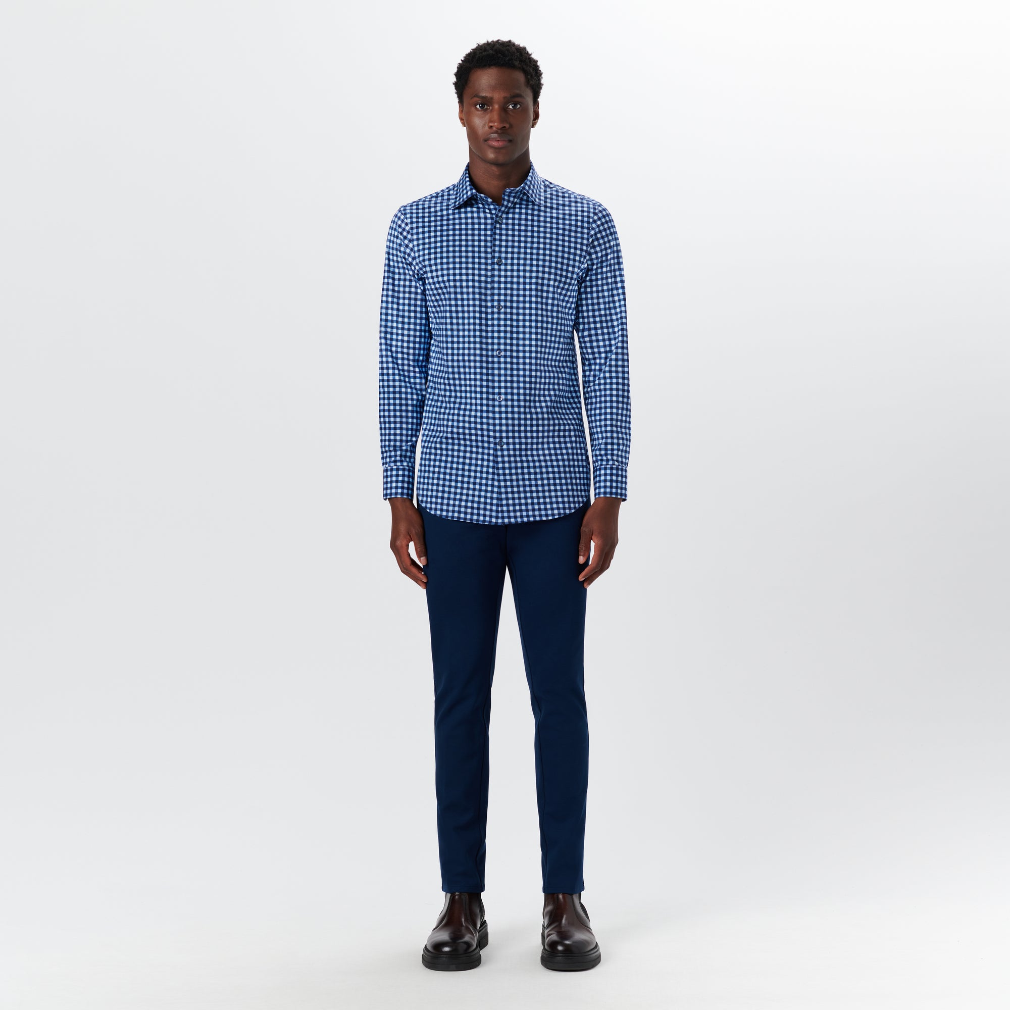 JAMES Shepherd Check OoohCotton Shirt