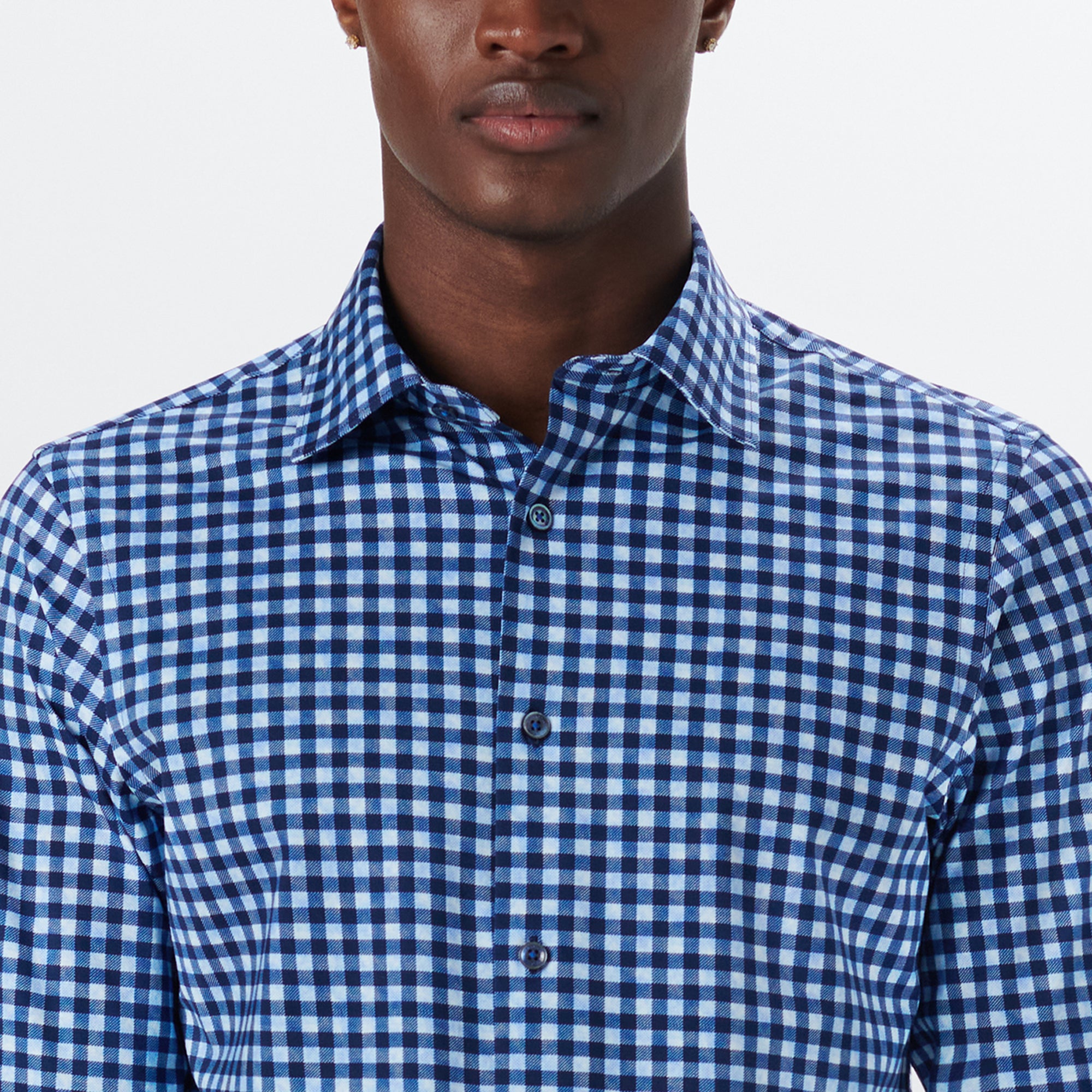 JAMES Shepherd Check OoohCotton Shirt