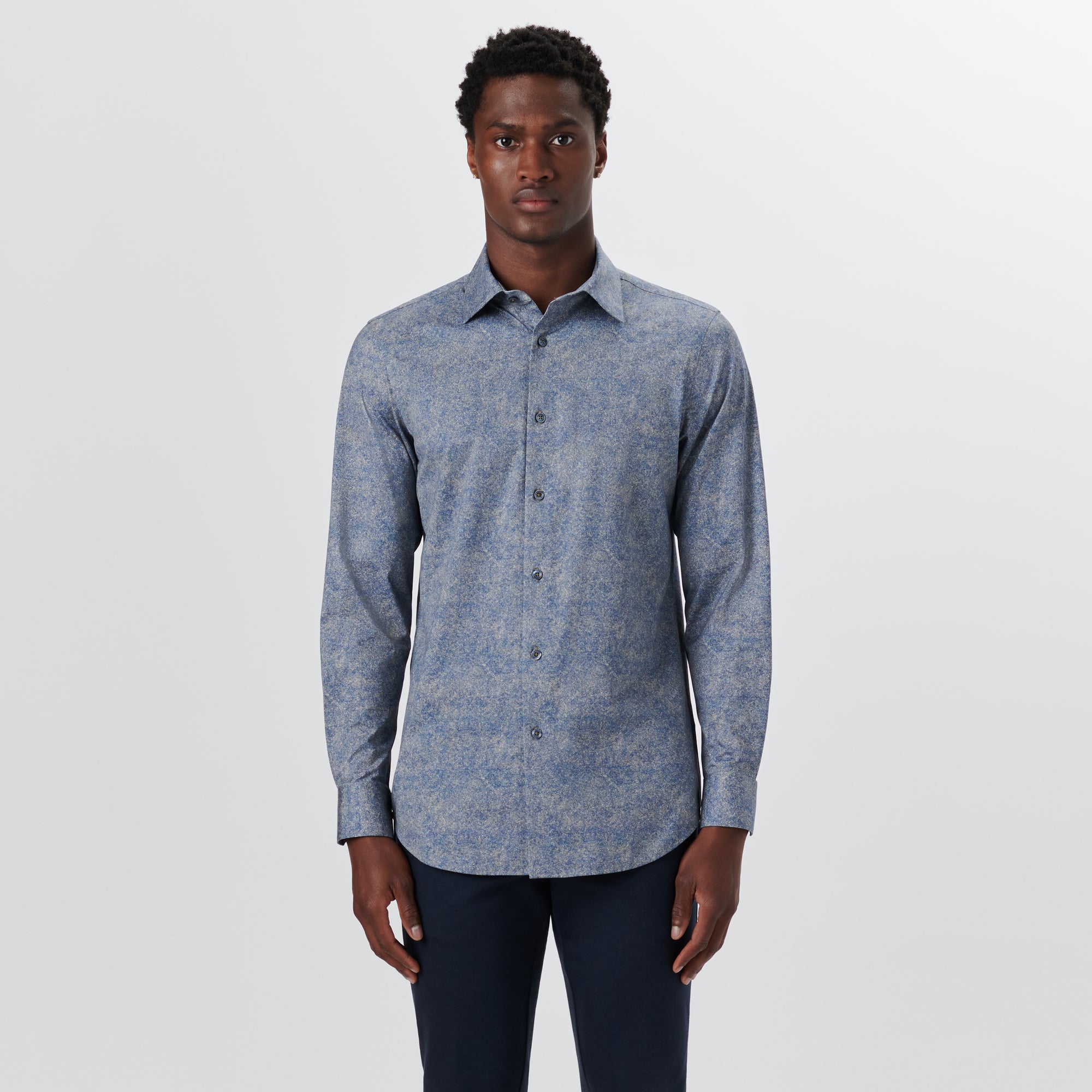 JAMES Marble Print OoohCotton Shirt
