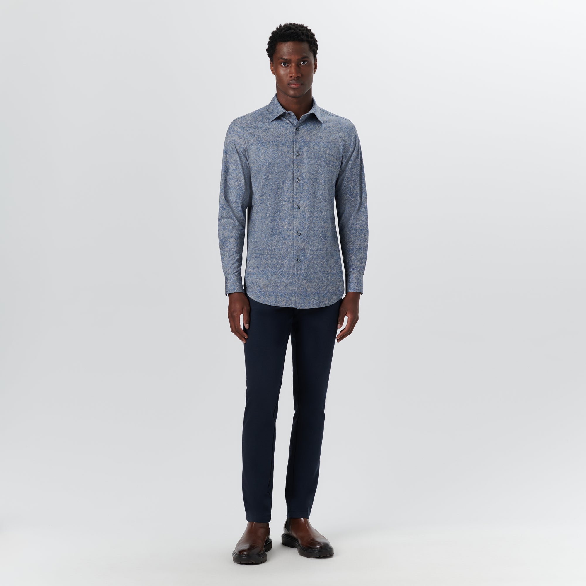 JAMES Marble Print OoohCotton Shirt