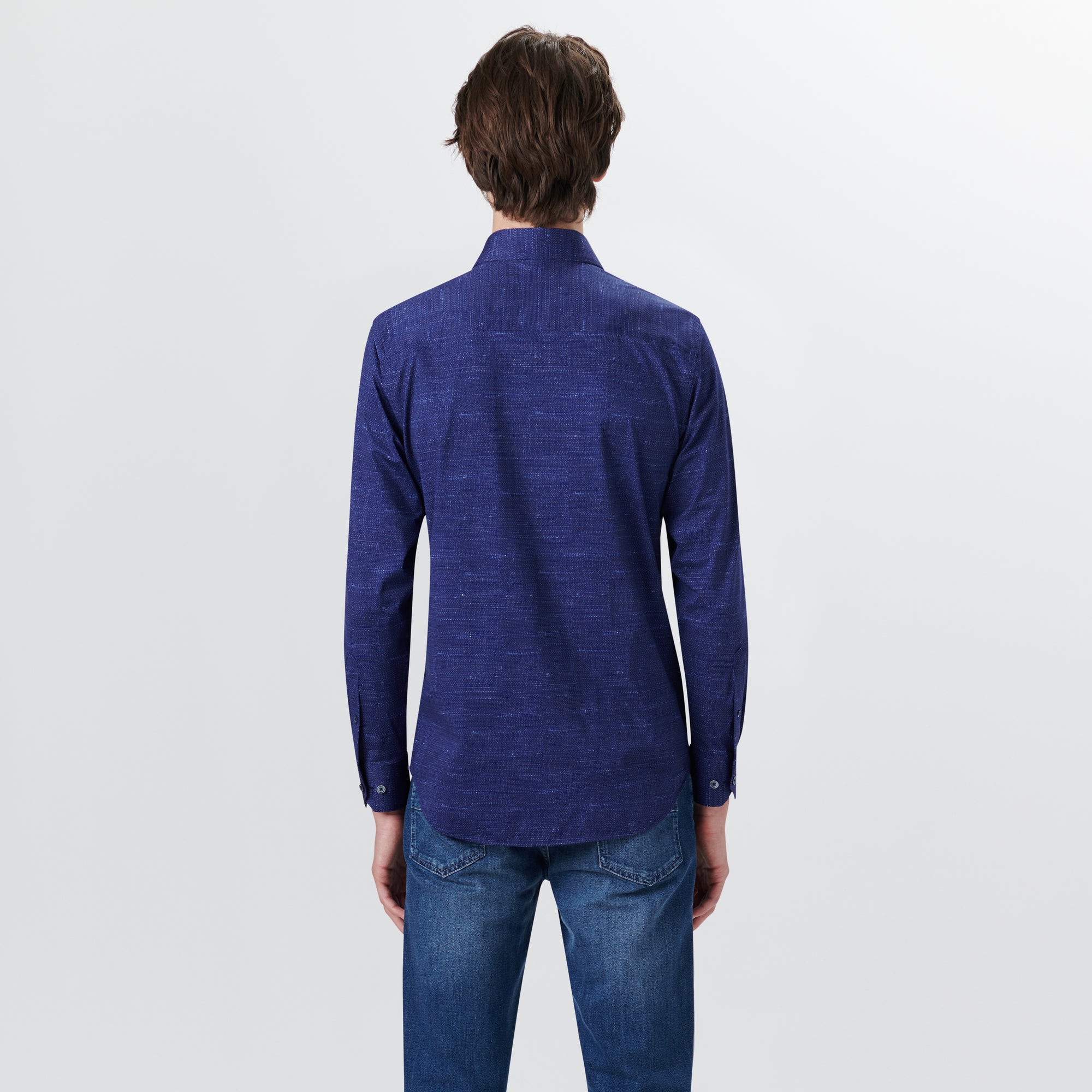 JAMES Textured Print OoohCotton Shirt