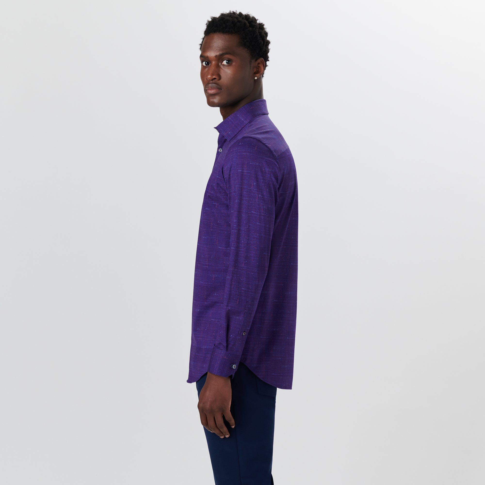 JAMES Textured Print OoohCotton Shirt