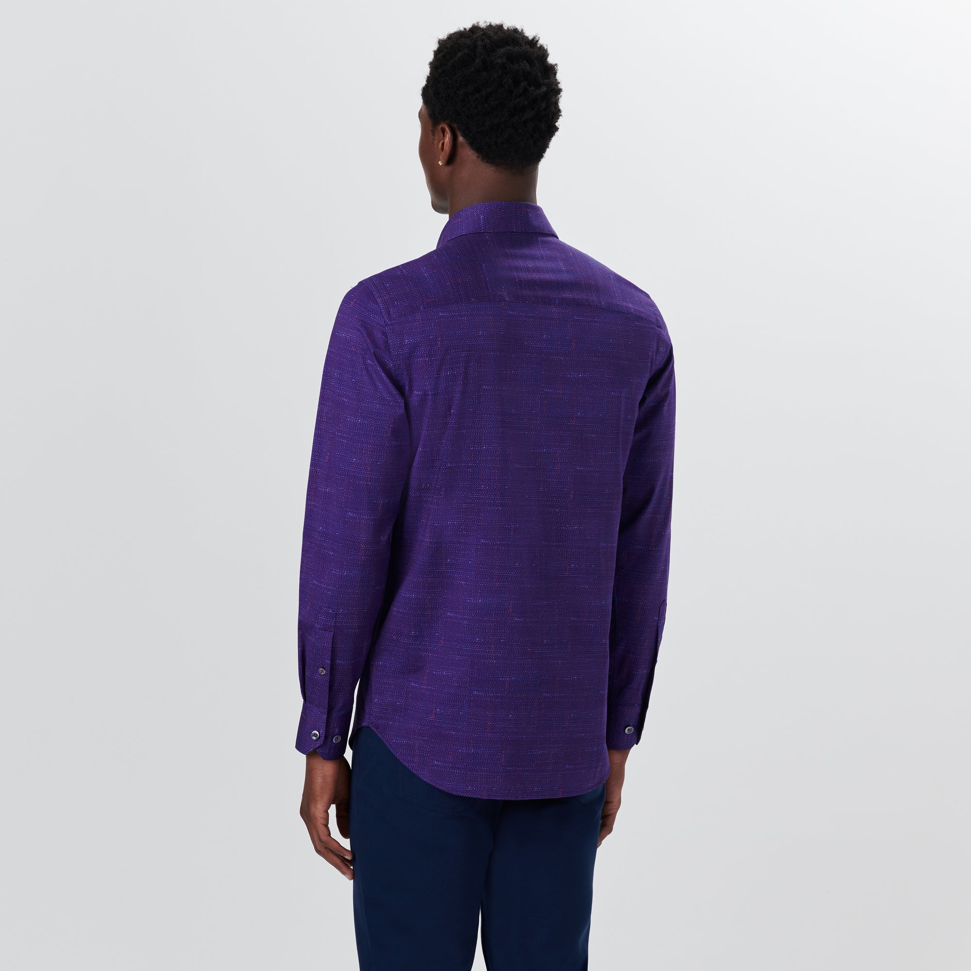 JAMES Textured Print OoohCotton Shirt