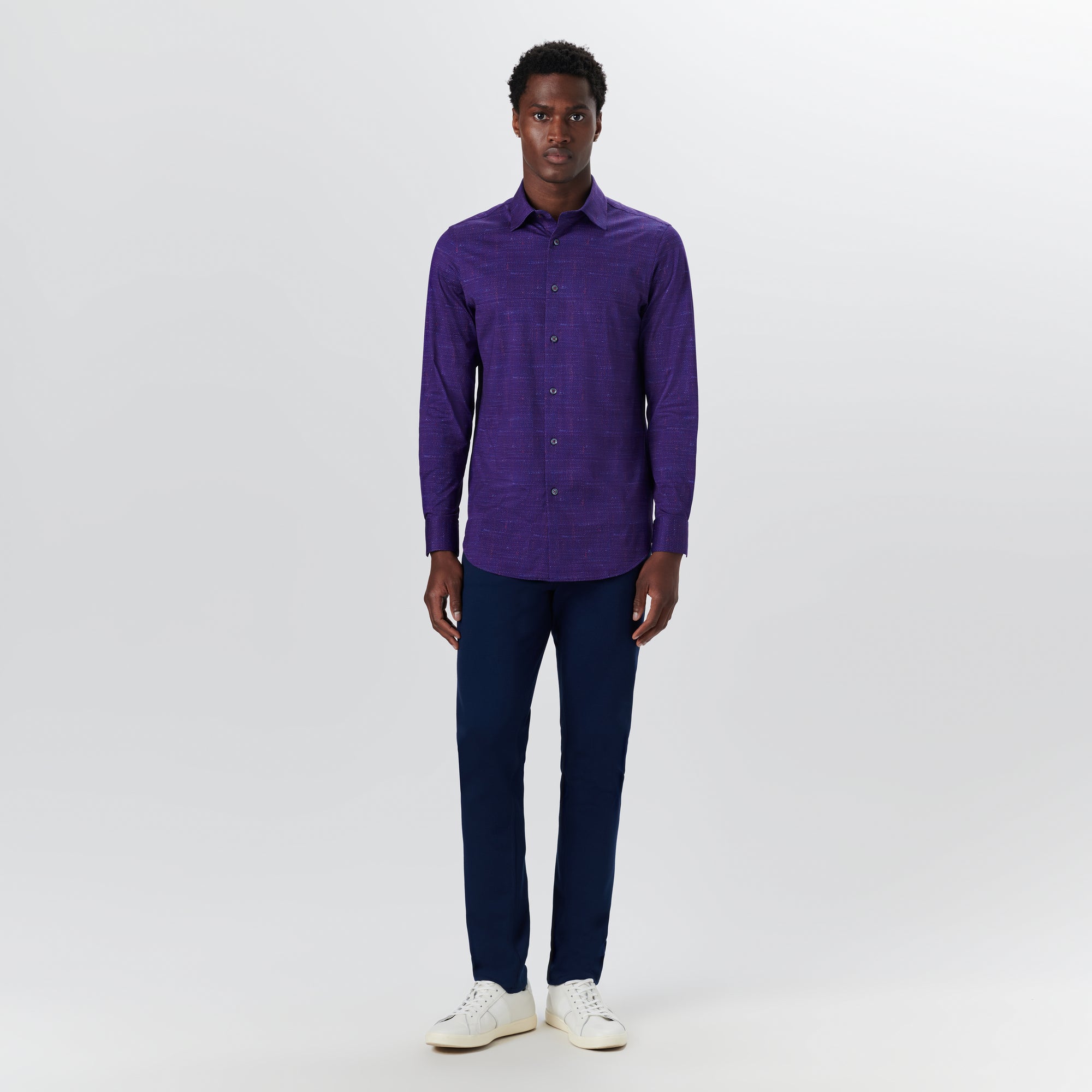 JAMES Textured Print OoohCotton Shirt