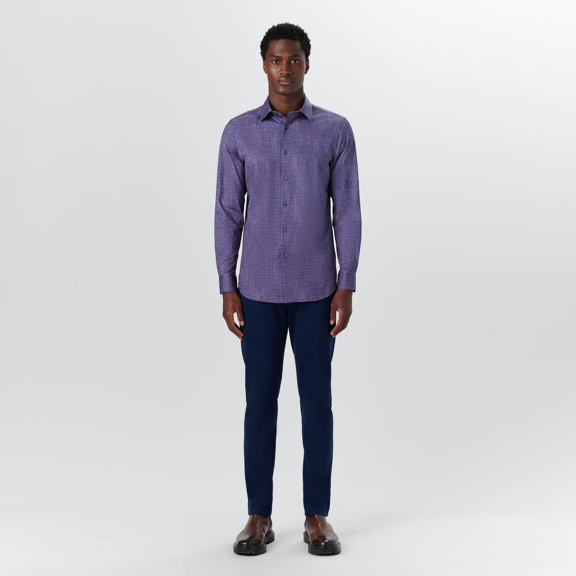 JAMES Chambray Print OoohCotton Shirt