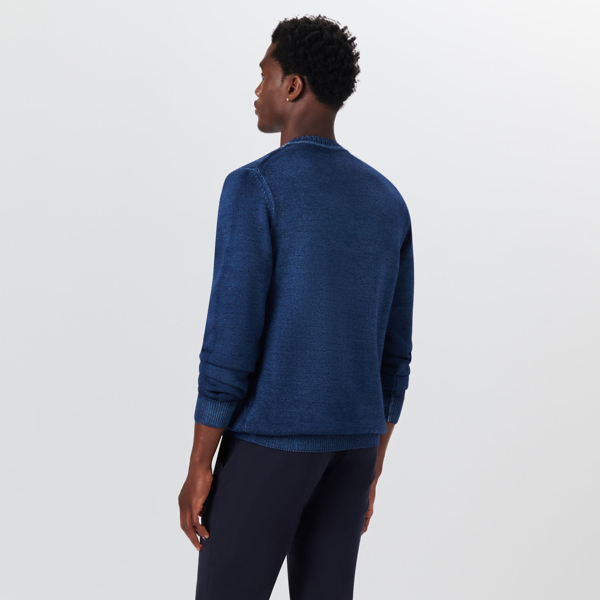 Super Merino Crew Neck Diamond Cable Sweater