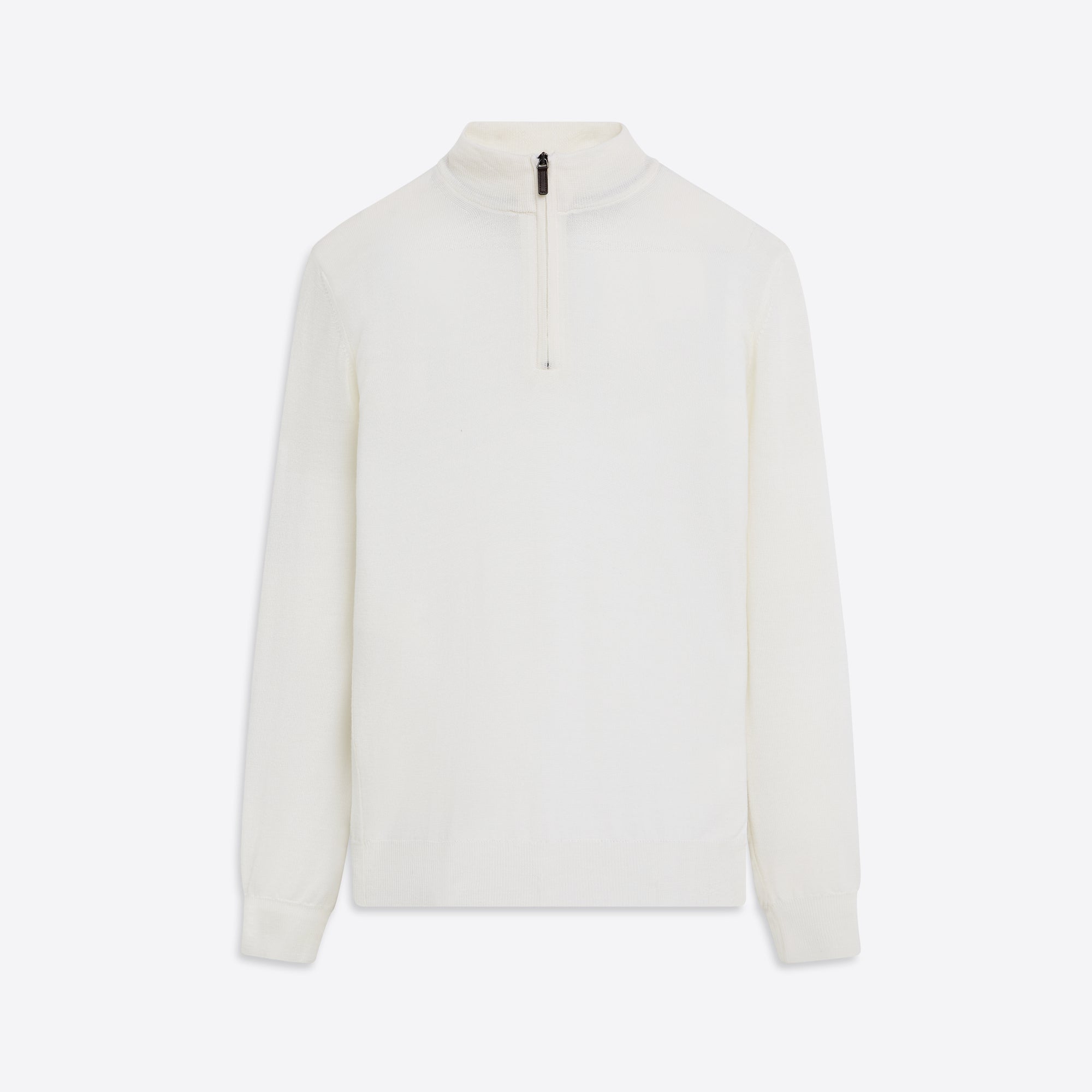 Super Merino Solid Quarter Zip Sweater