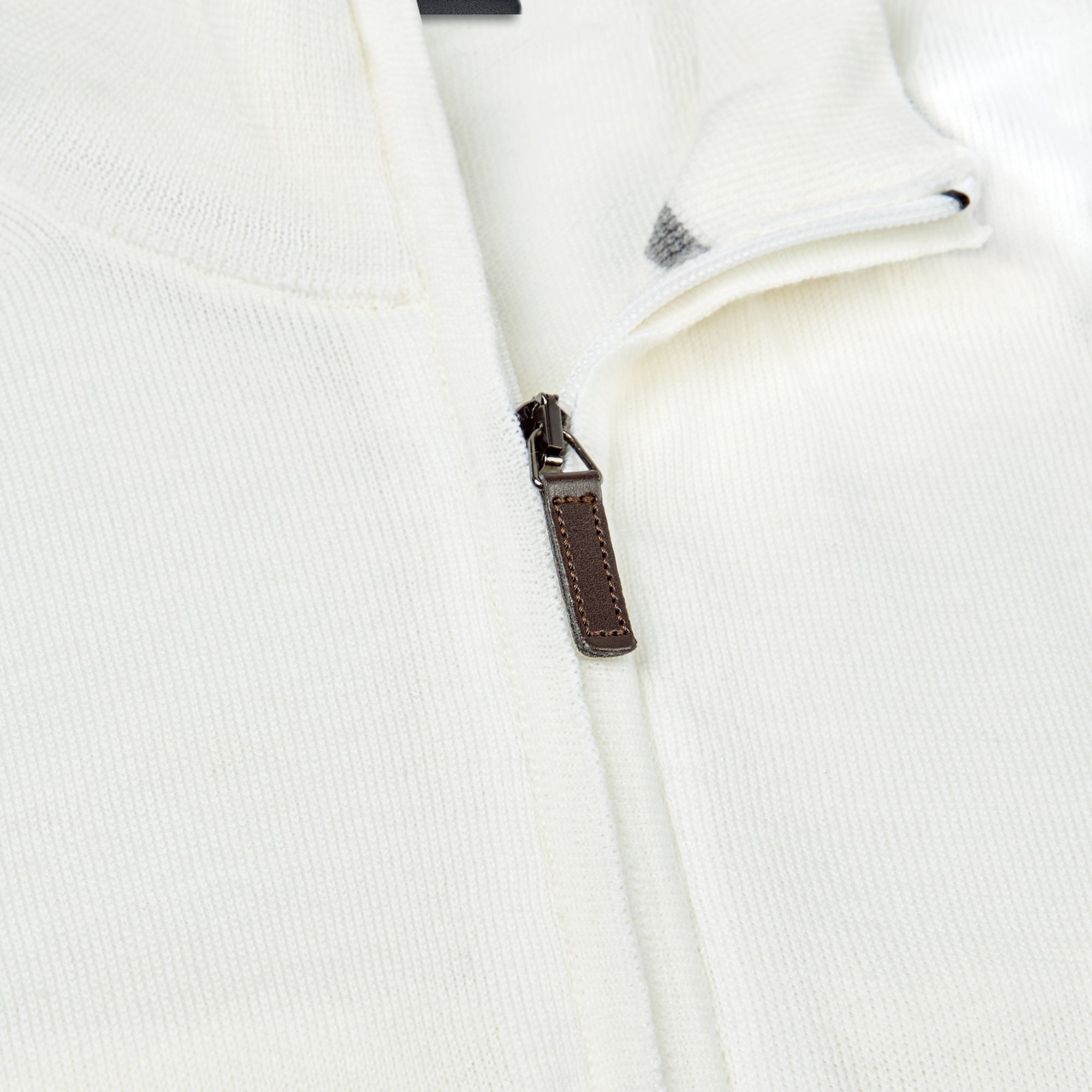 Super Merino Solid Quarter Zip Sweater