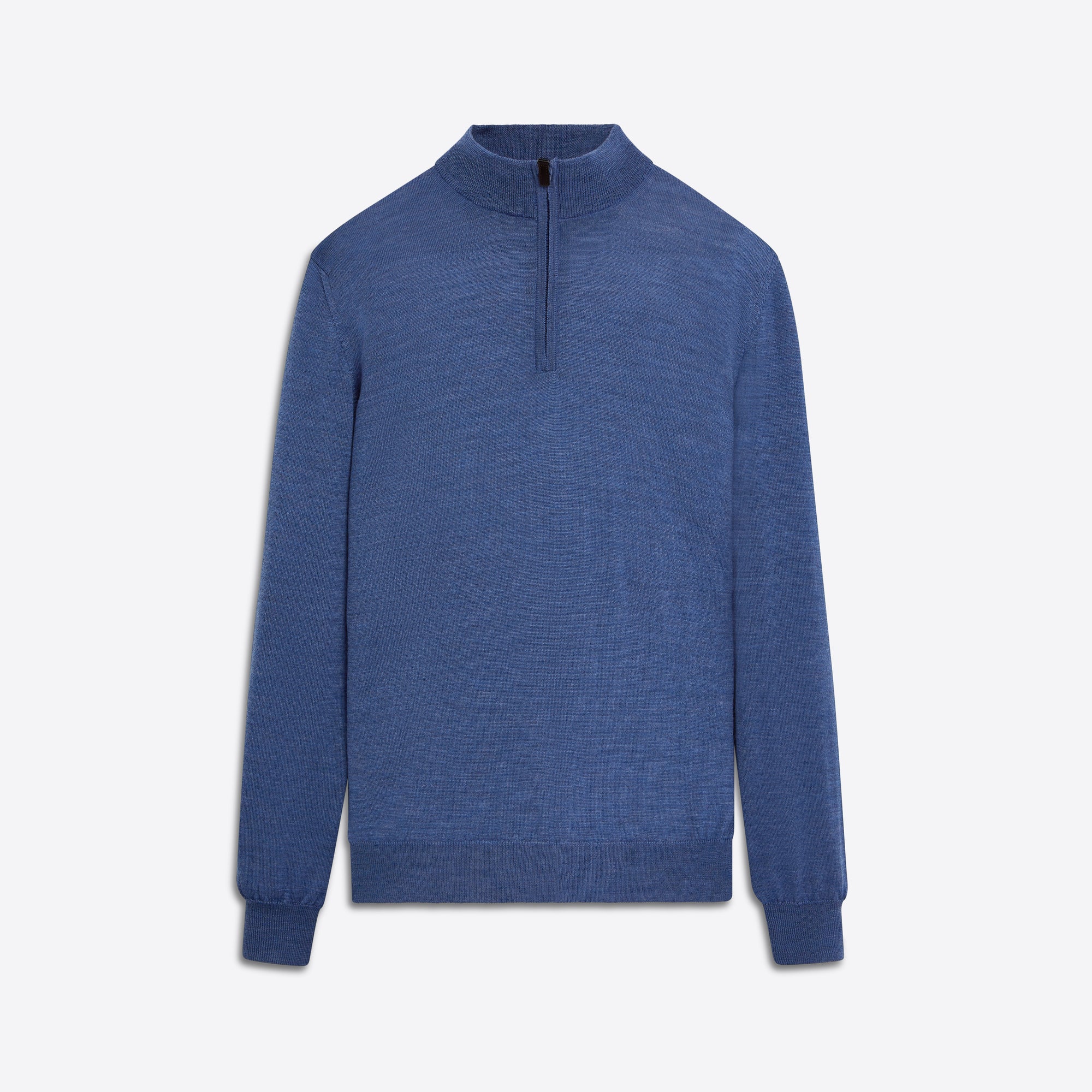 Super Merino Solid Quarter Zip Sweater