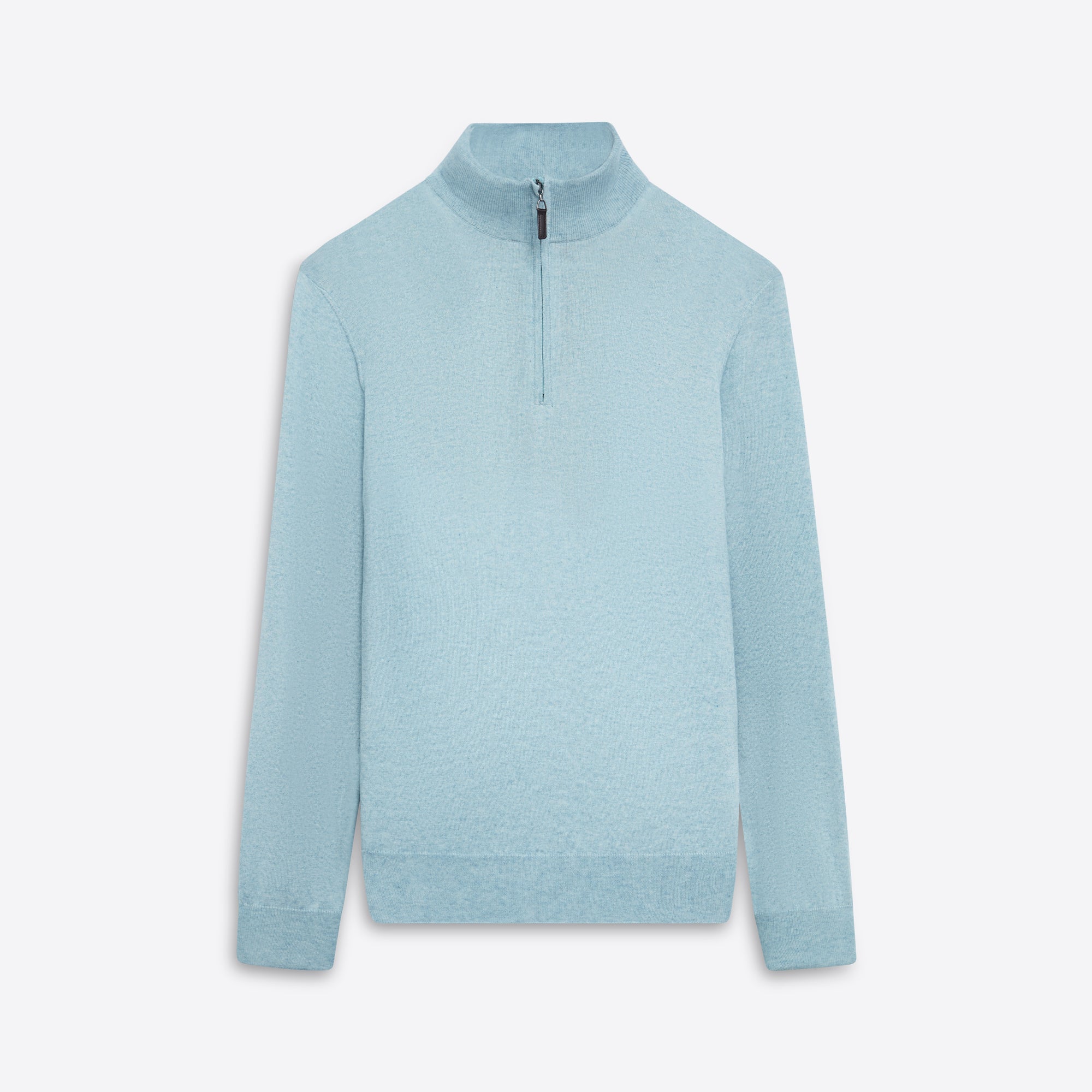 Melange Quarter Zip Pullover Sweater