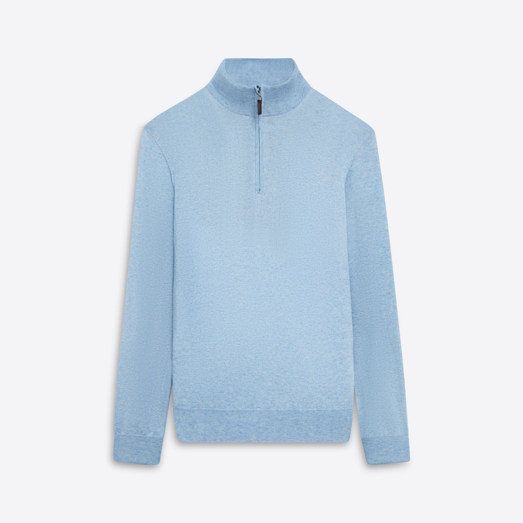 Melange Quarter Zip Pullover Sweater