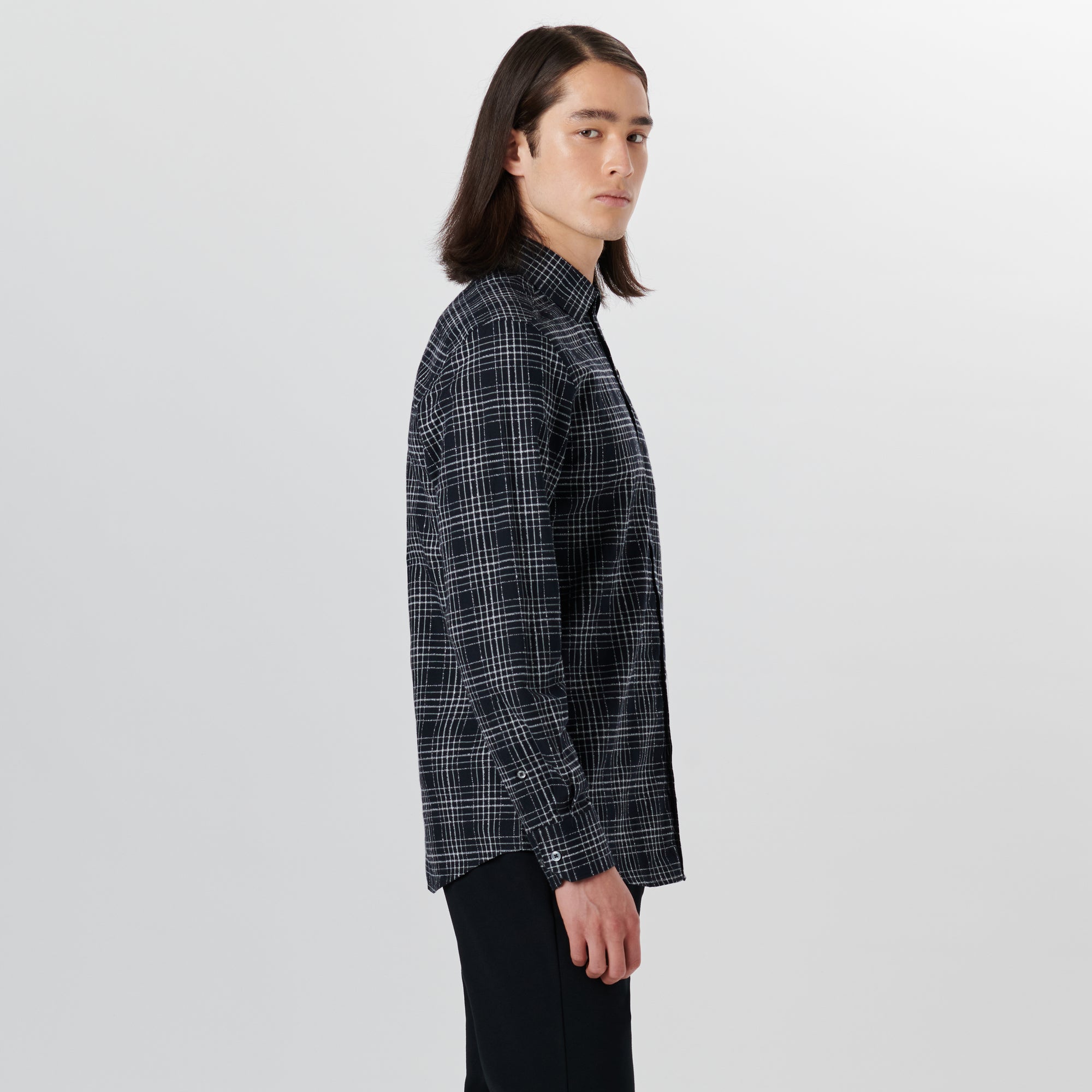 AXEL Chalk Line Check Shirt