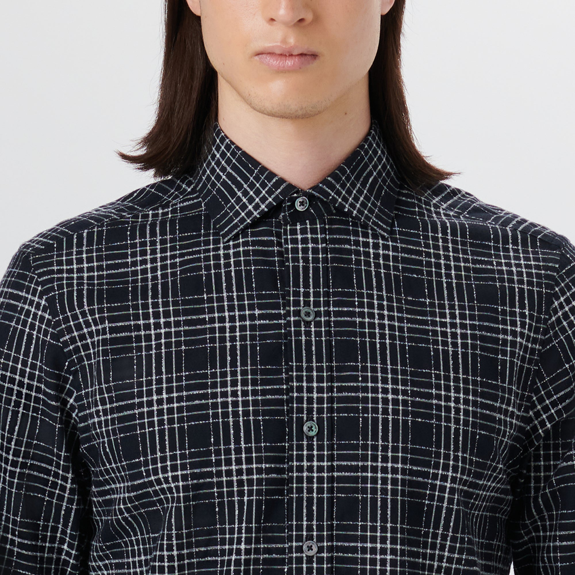 AXEL Chalk Line Check Shirt