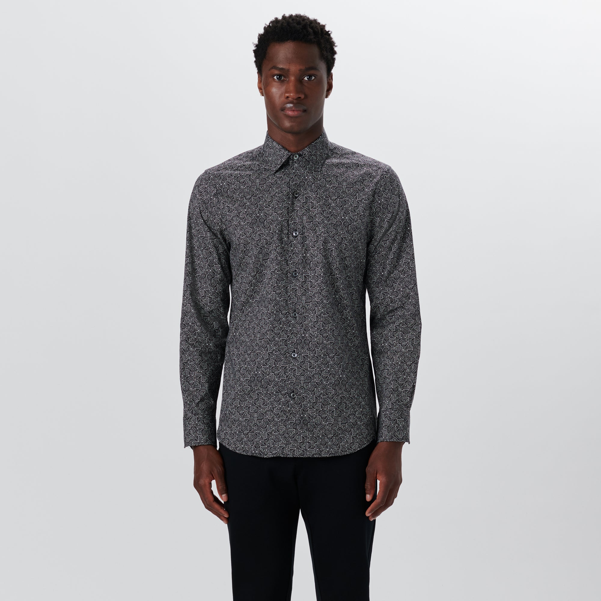 JULIAN Abstract Print Shirt