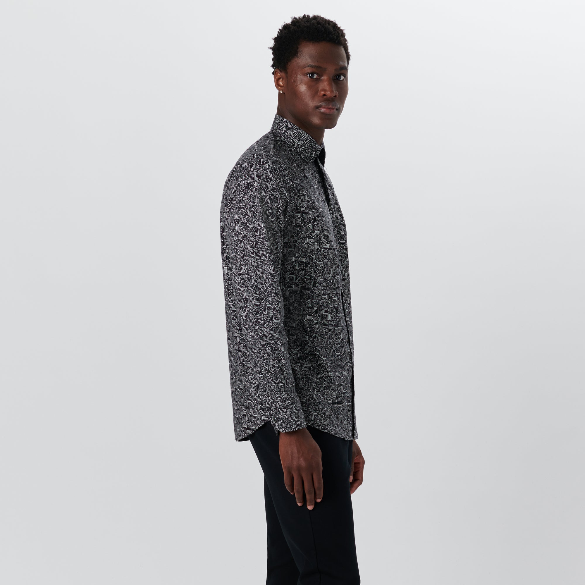 JULIAN Abstract Print Shirt