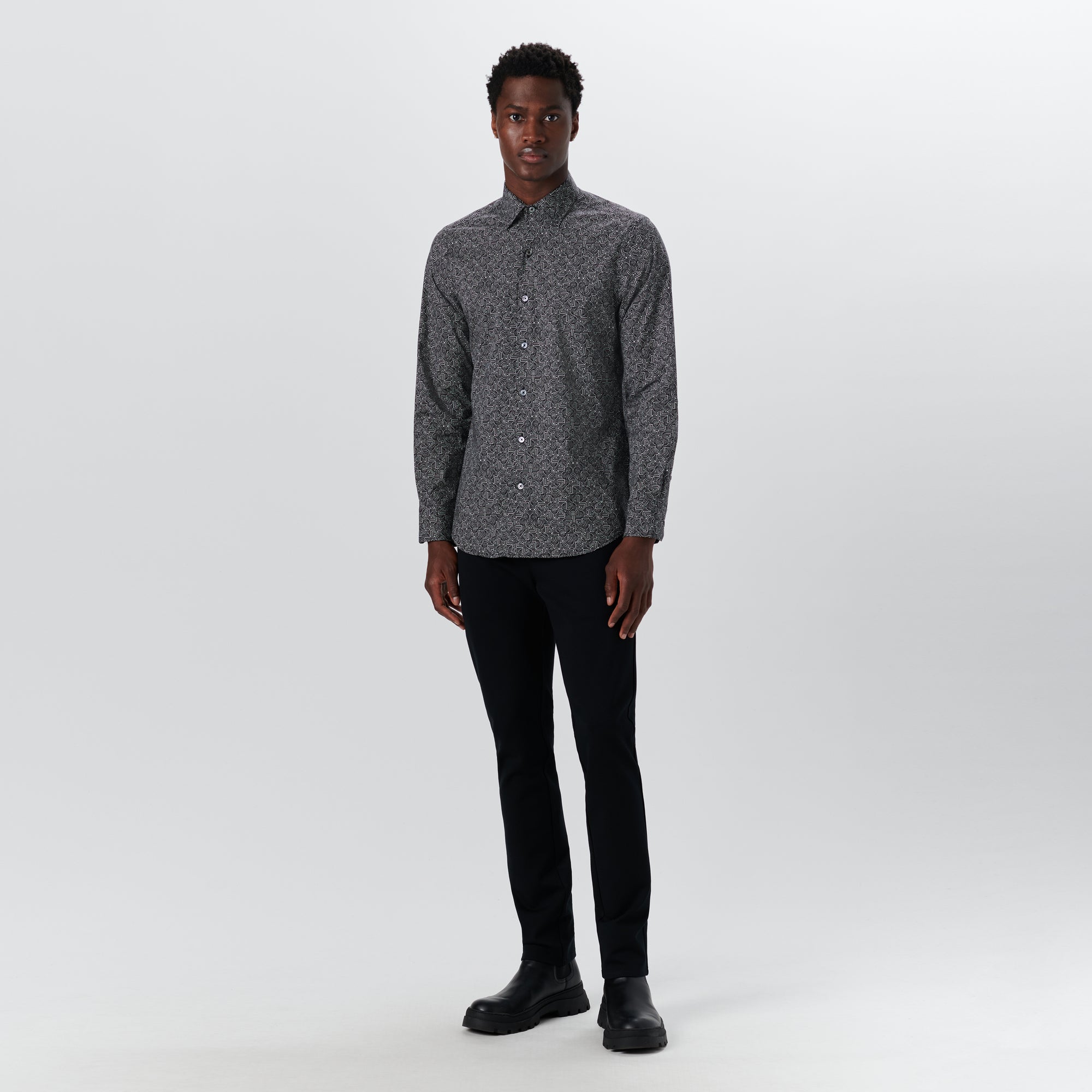 JULIAN Abstract Print Shirt