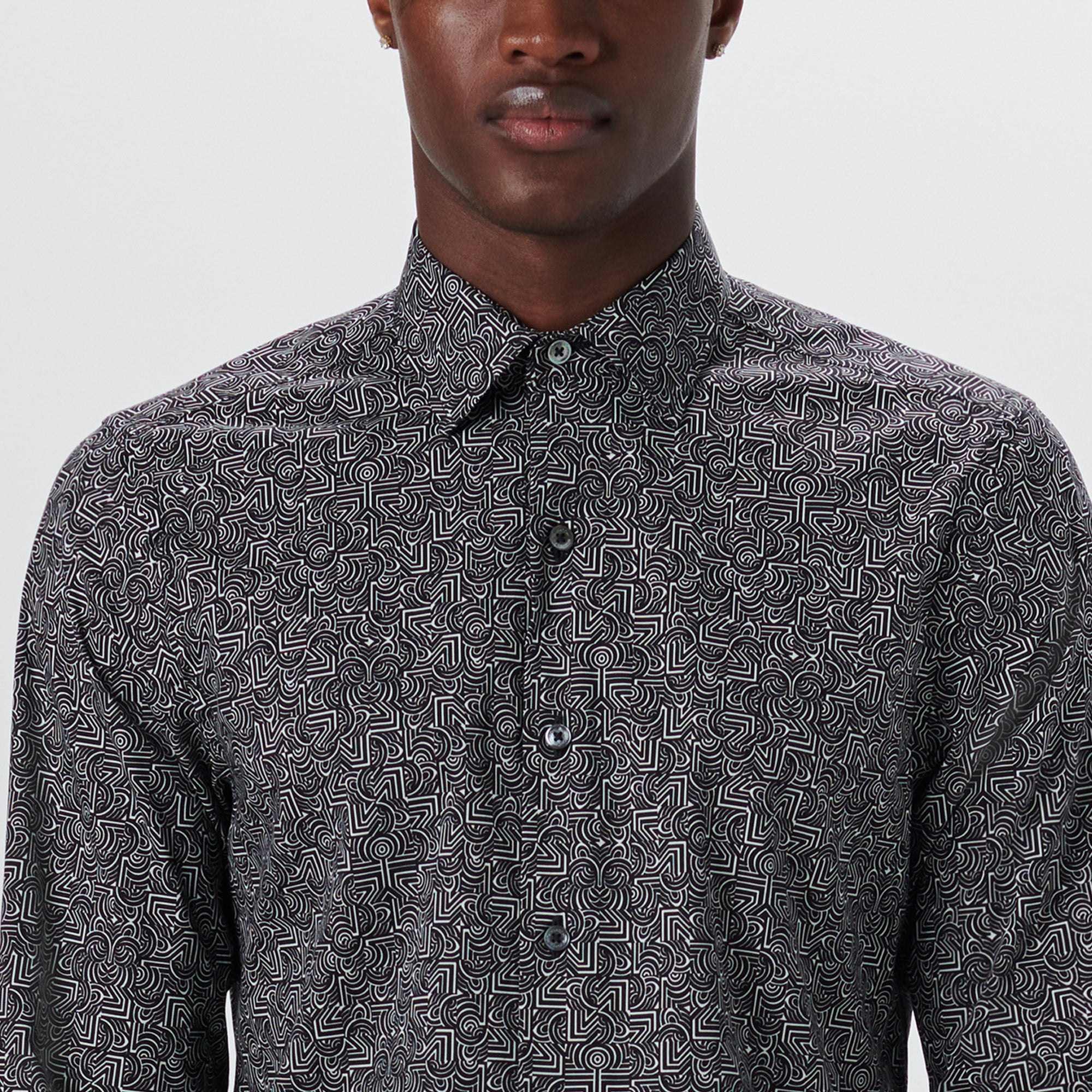 JULIAN Abstract Print Shirt