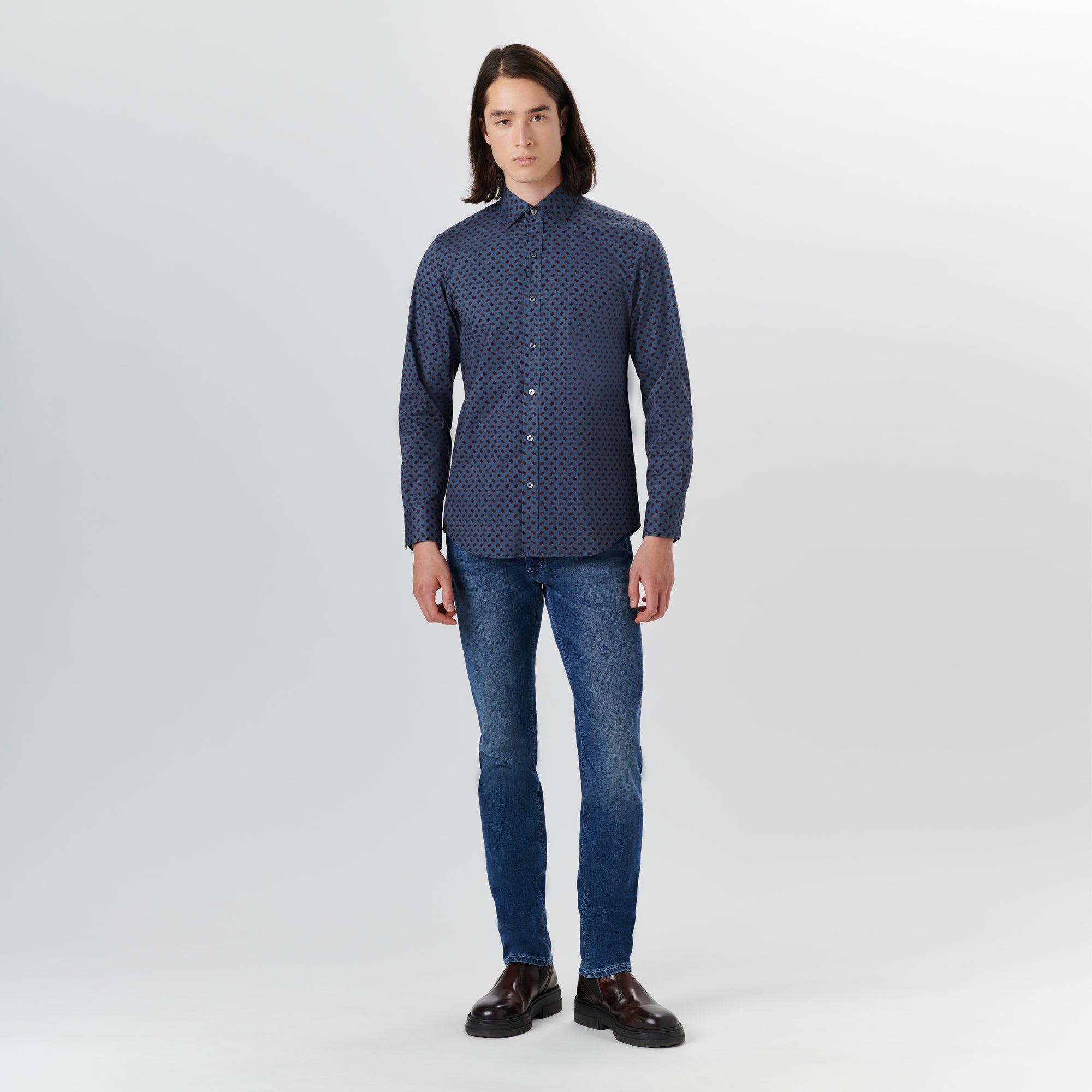 AXEL Geometric Print Shirt