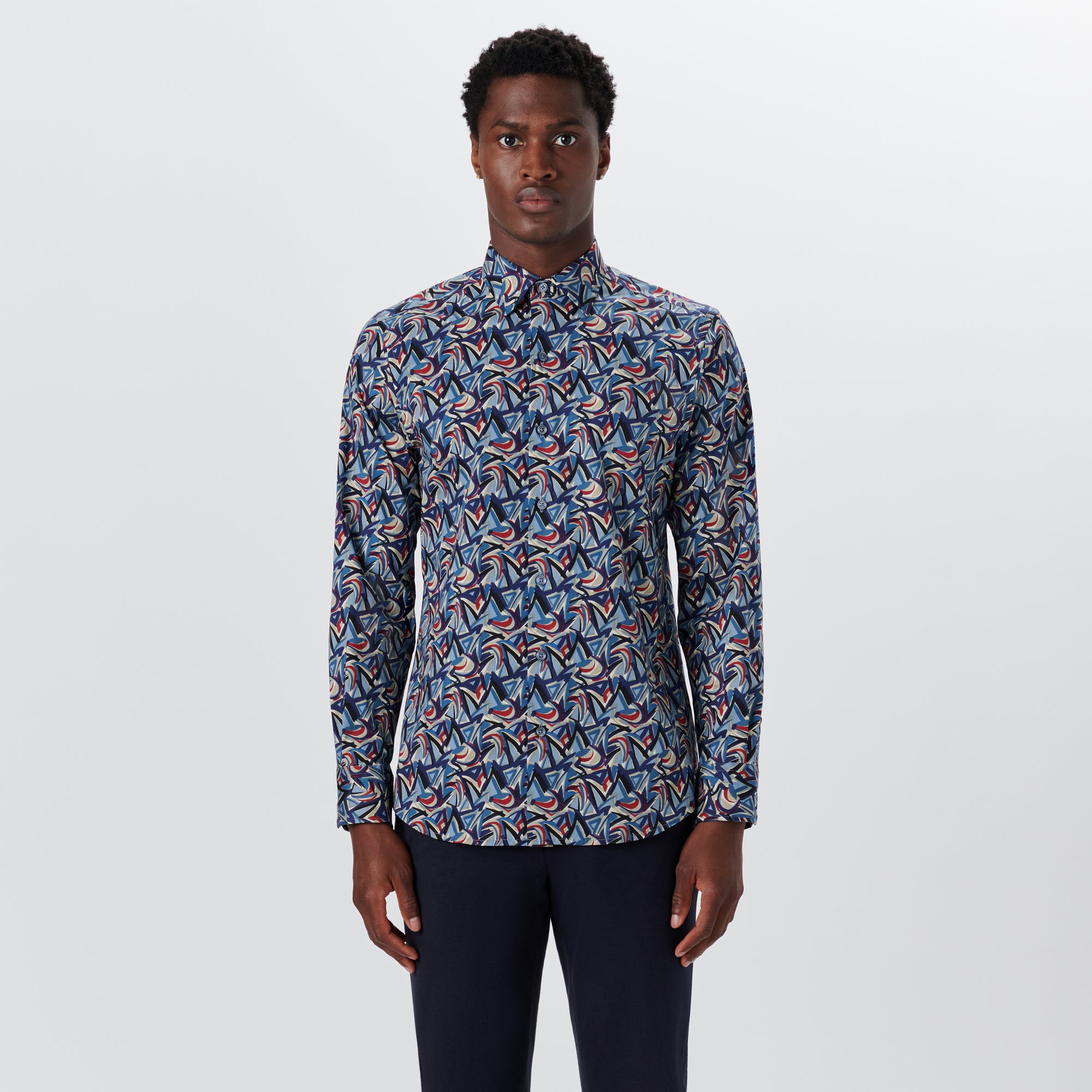 JULIAN Abstract Print Shirt