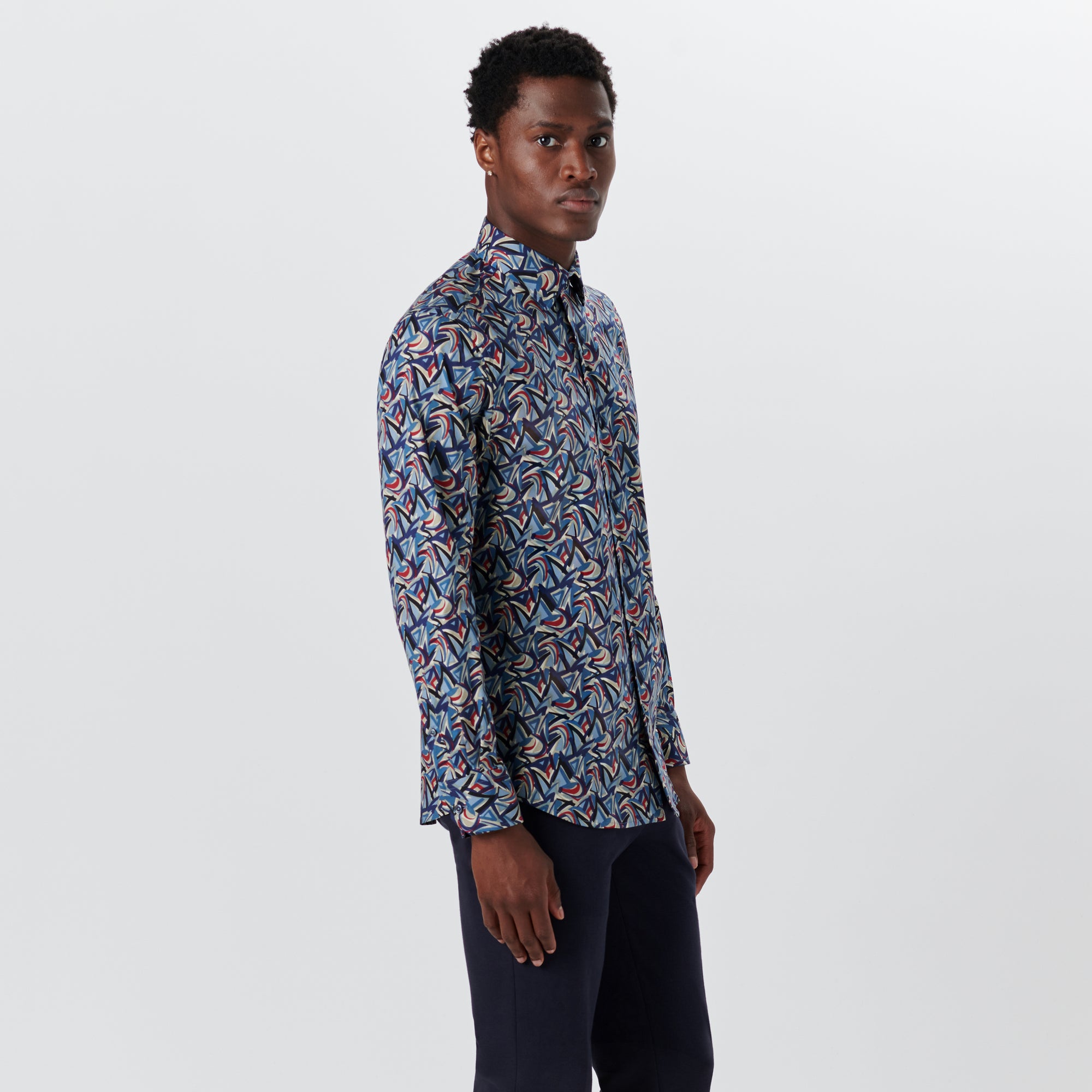 JULIAN Abstract Print Shirt