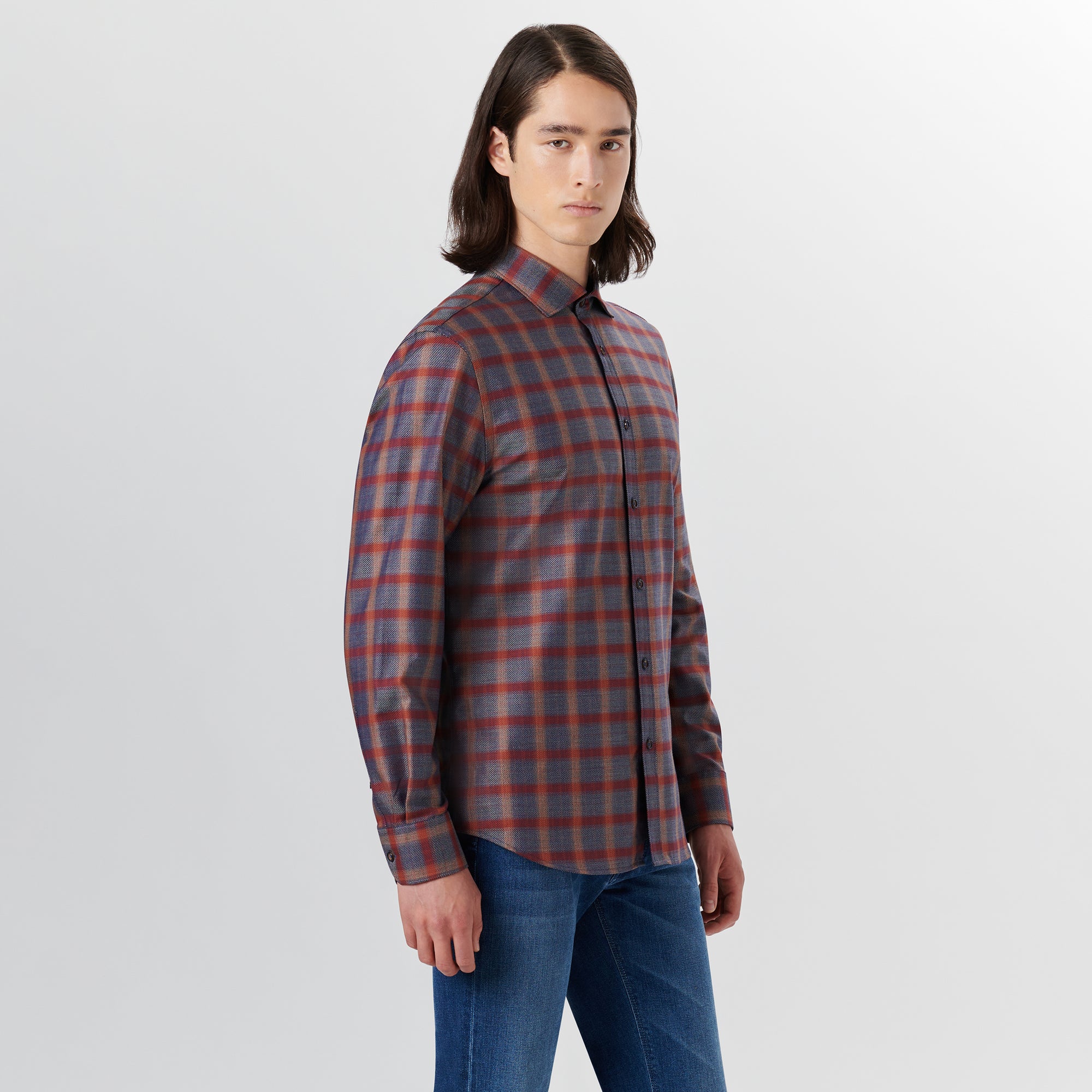 AXEL Windowpane Check Shirt