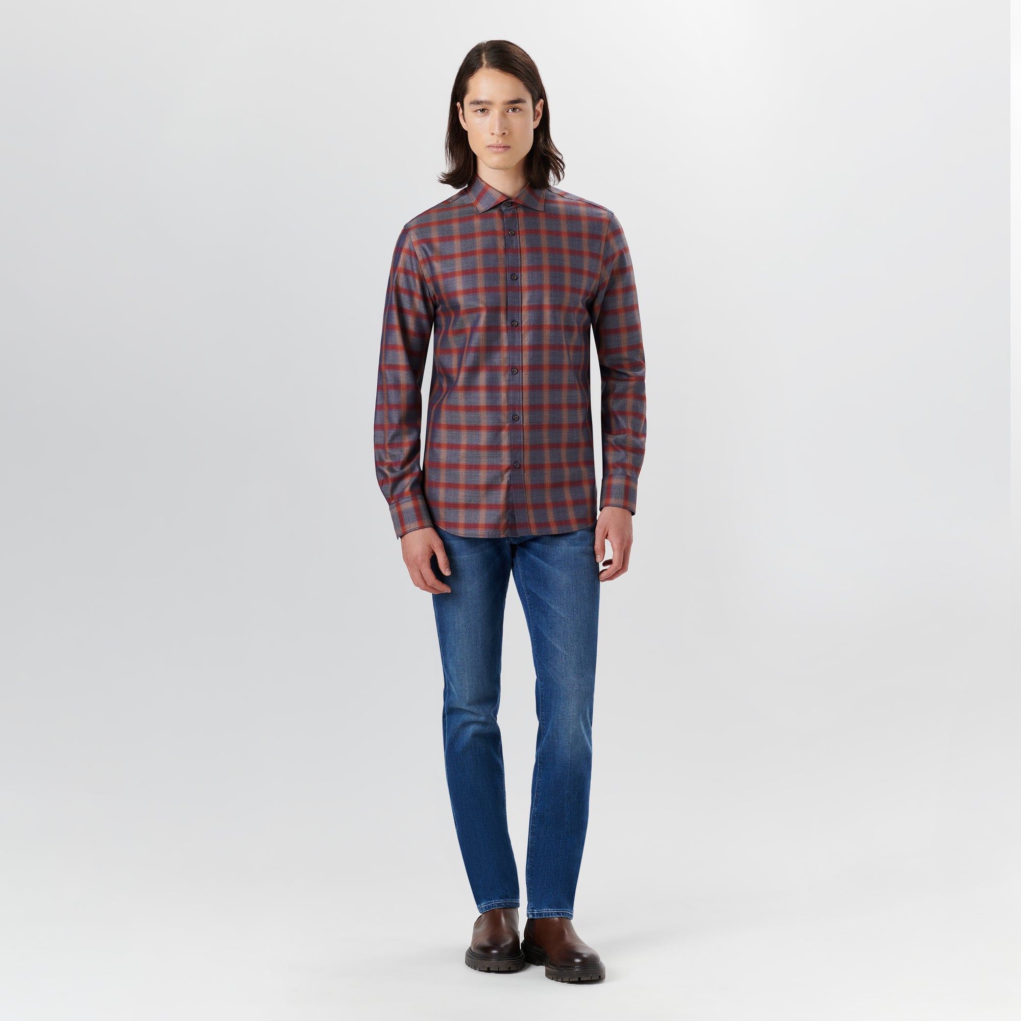 AXEL Windowpane Check Shirt