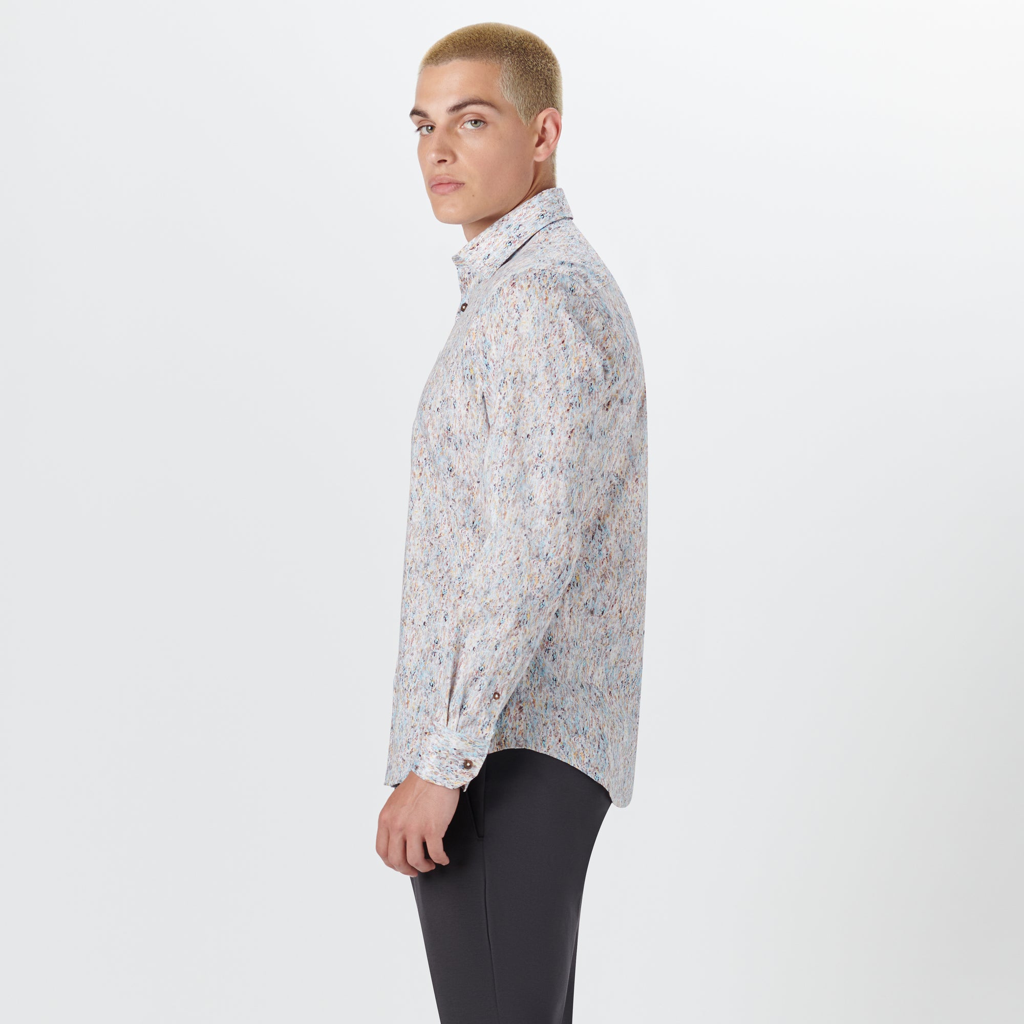 JULIAN Marble Print Shirt