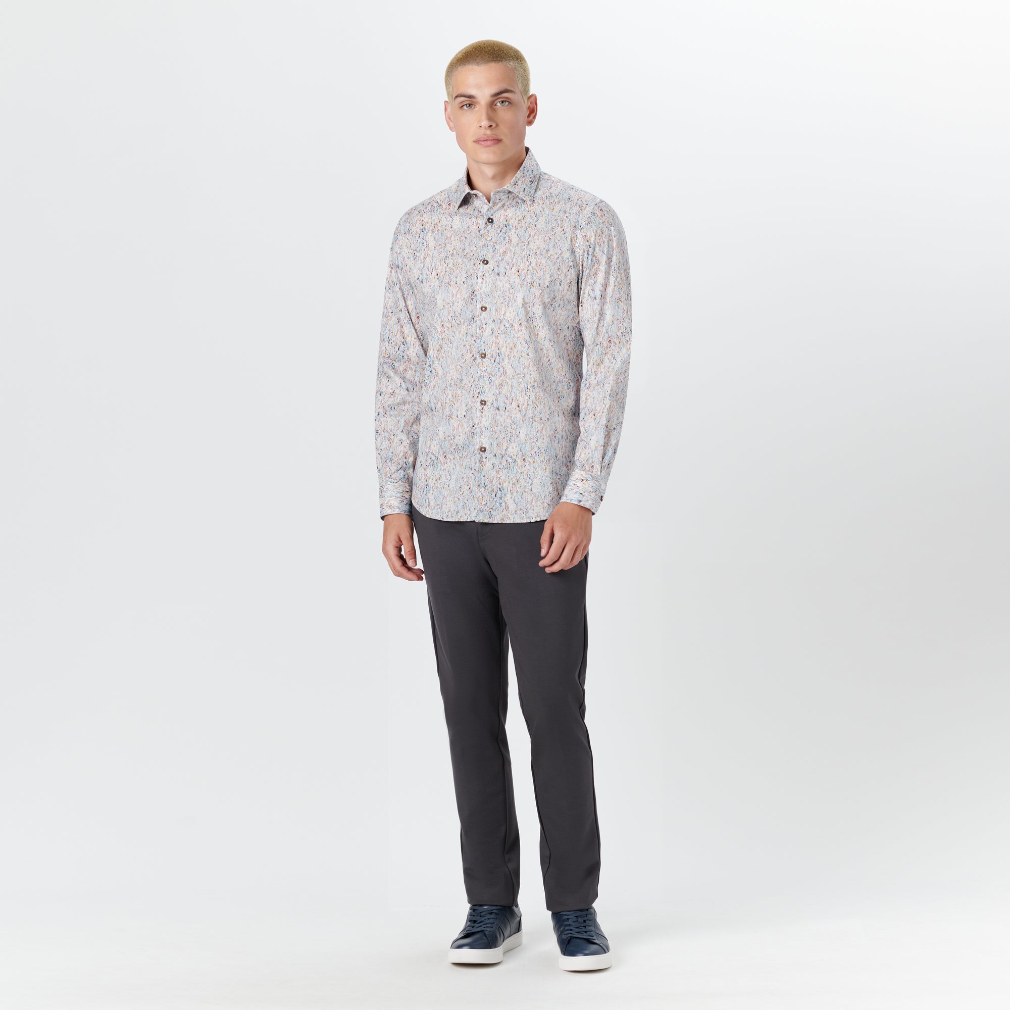 JULIAN Marble Print Shirt