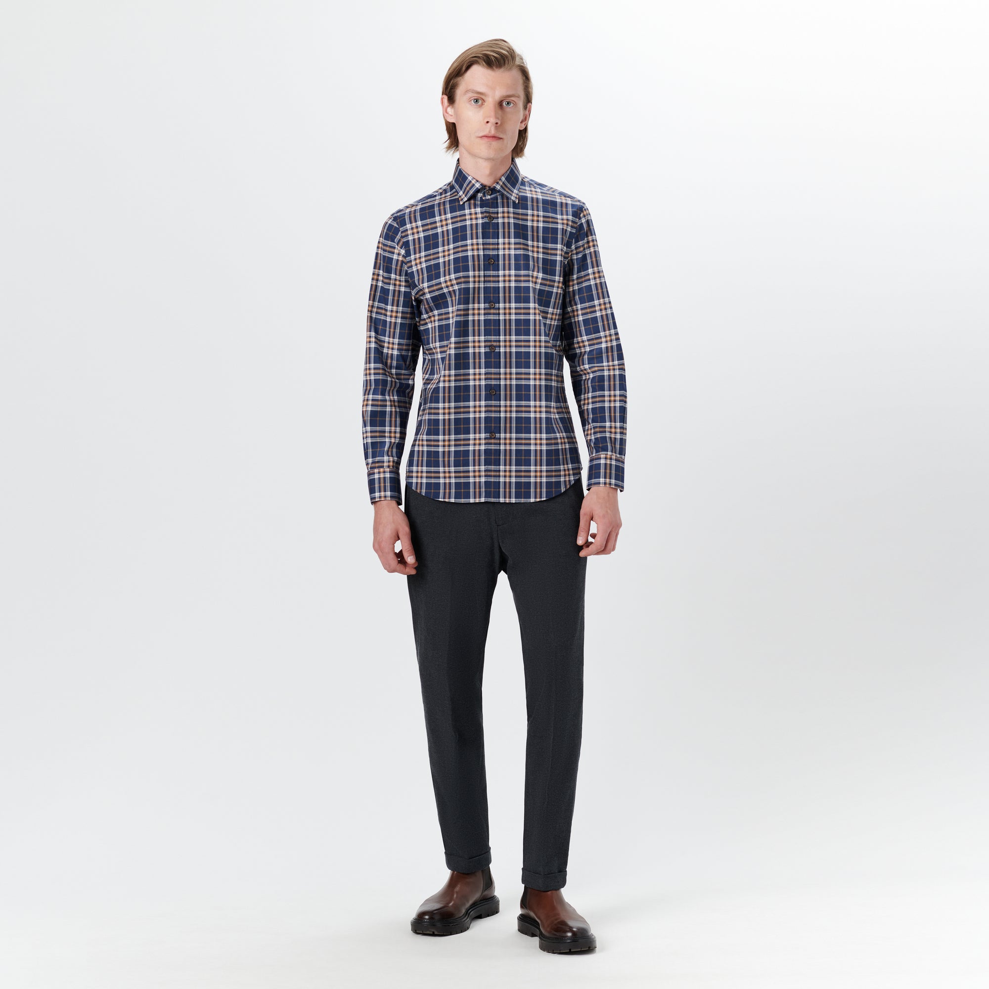 JULIAN Plaid Check Shirt
