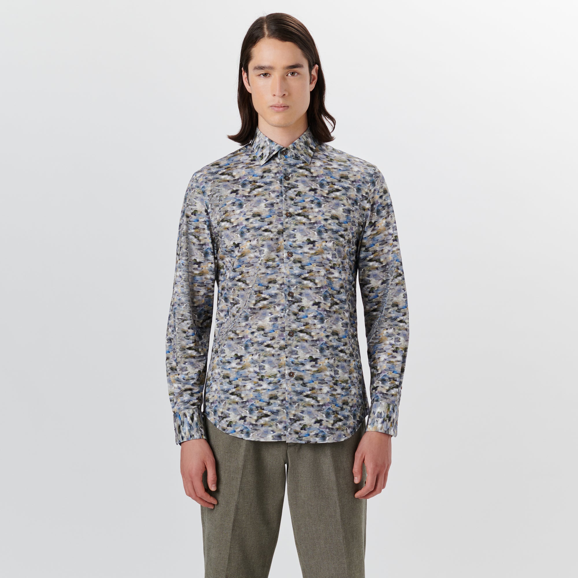 JULIAN Marble Print Shirt