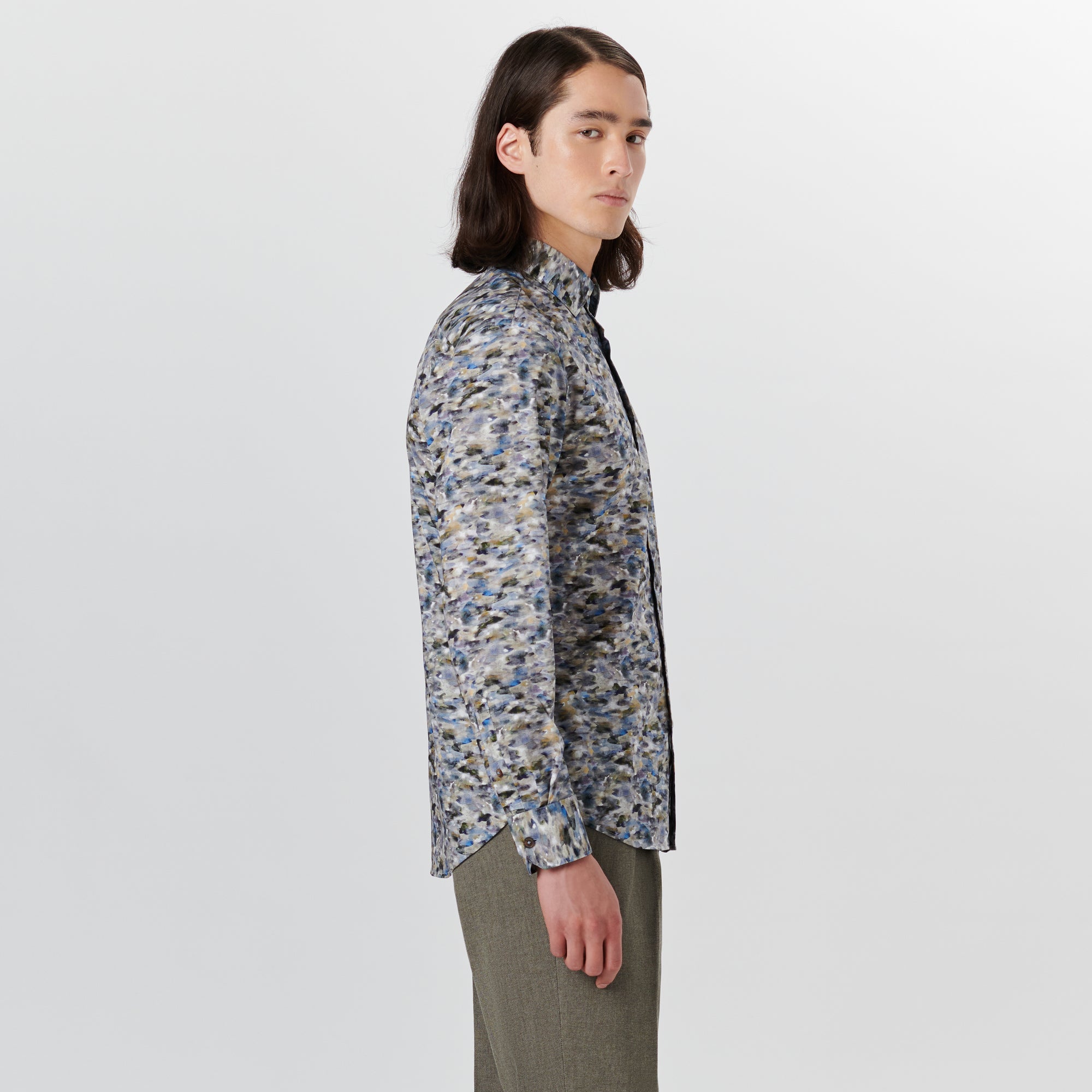 JULIAN Marble Print Shirt