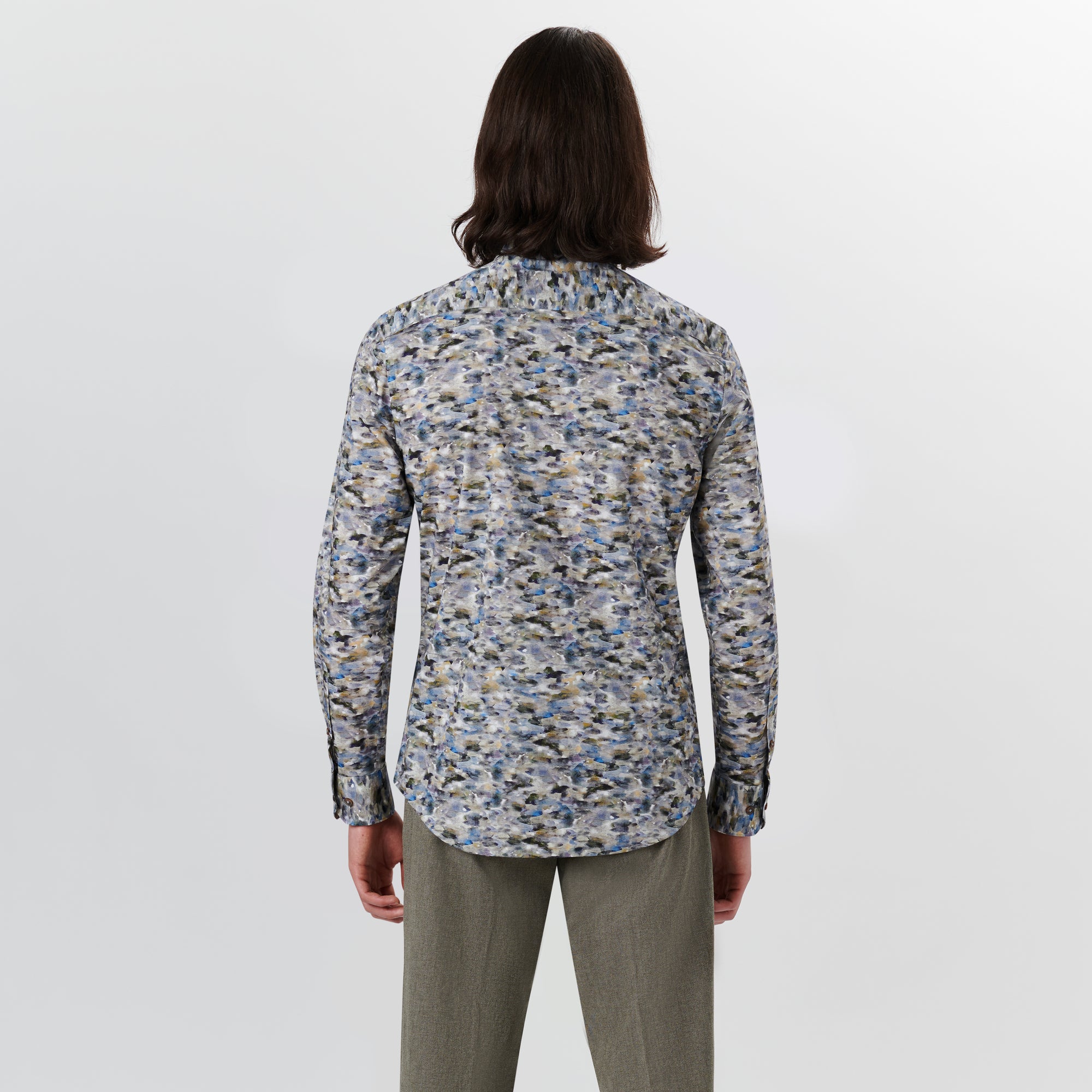 JULIAN Marble Print Shirt