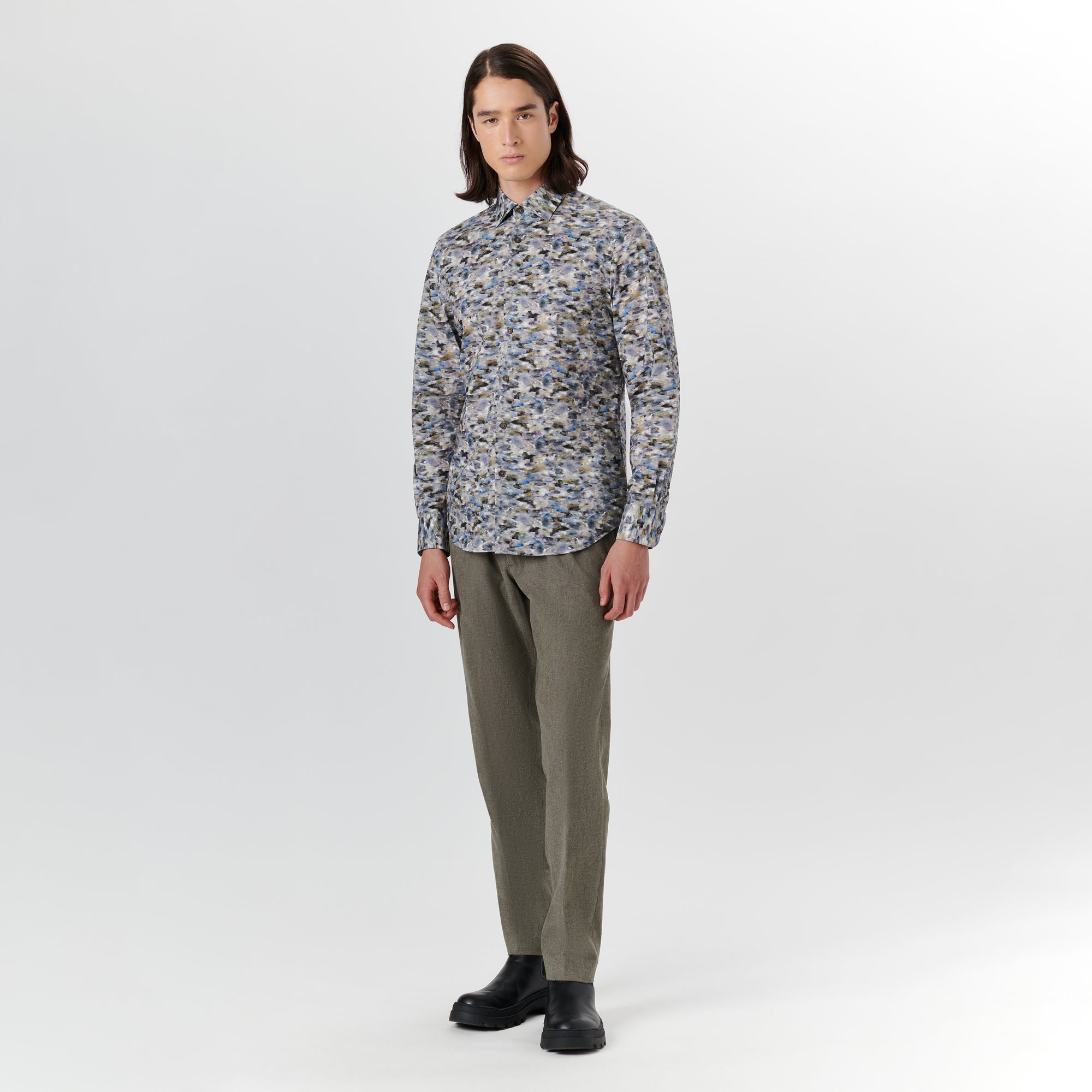 JULIAN Marble Print Shirt