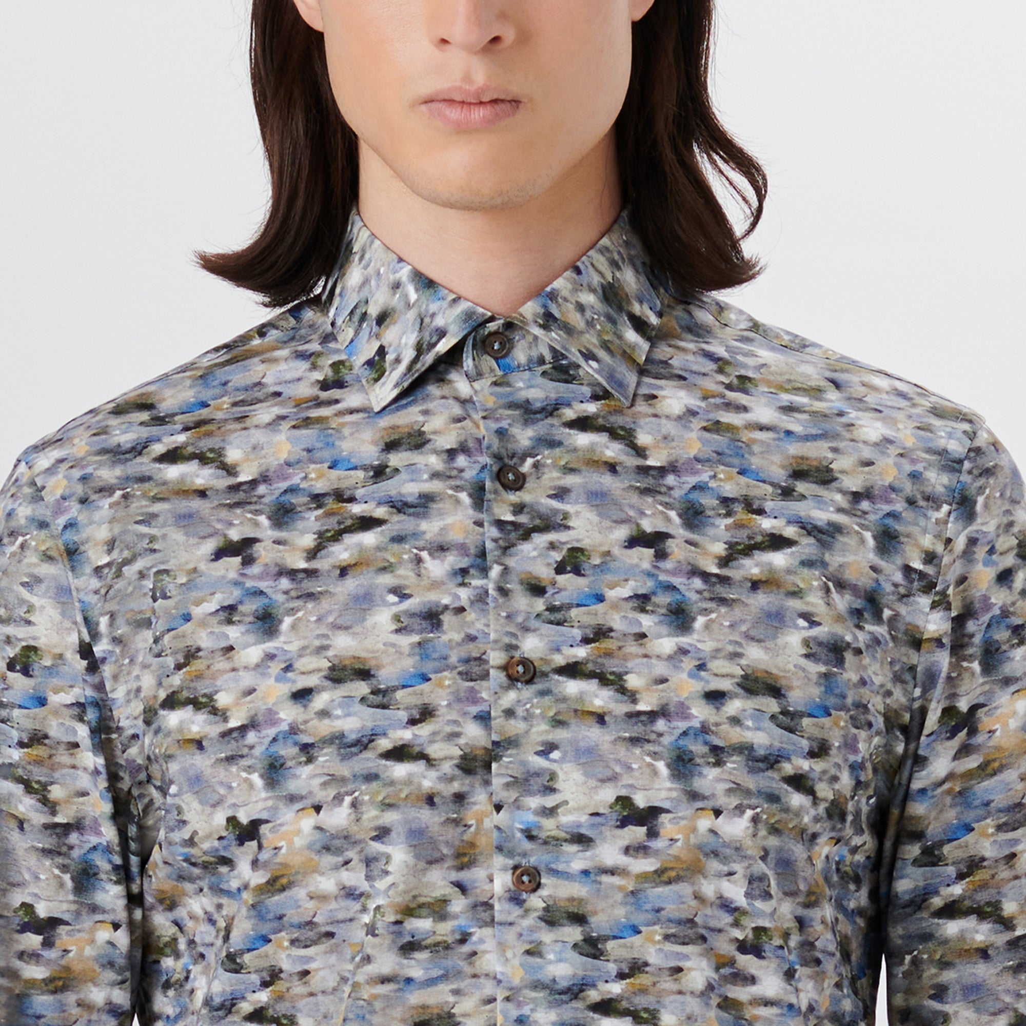 JULIAN Marble Print Shirt