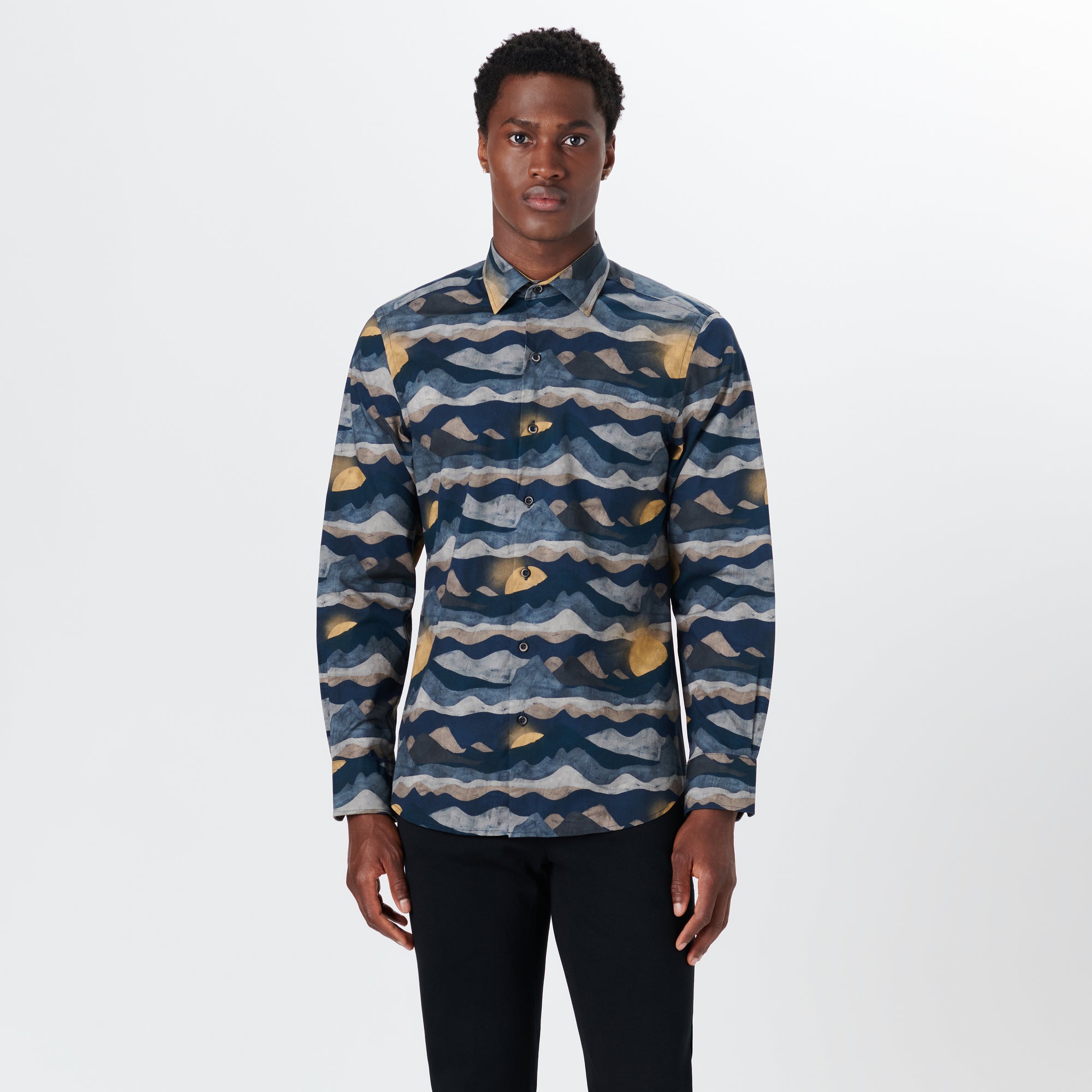 JULIAN Abstract Print Shirt