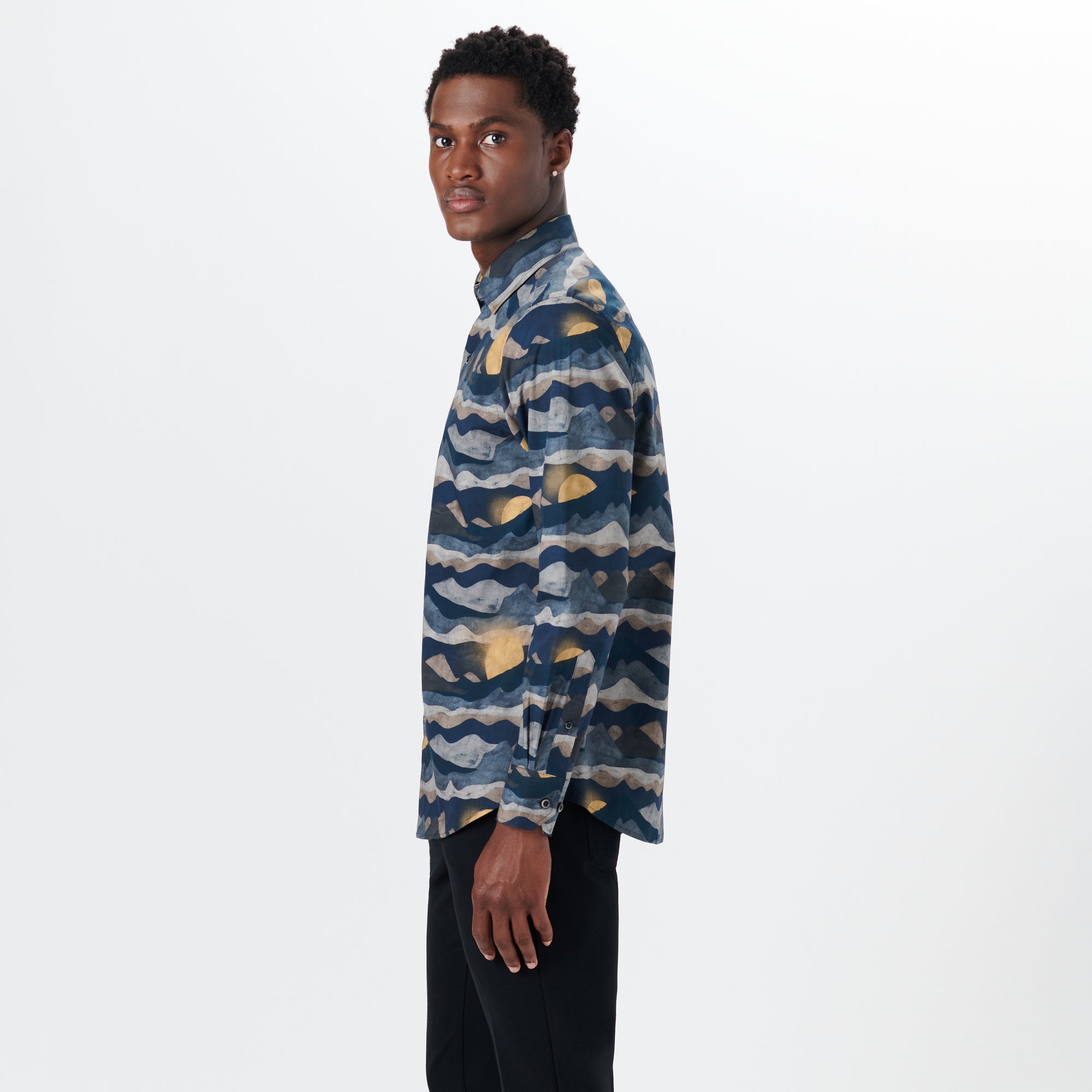 JULIAN Abstract Print Shirt