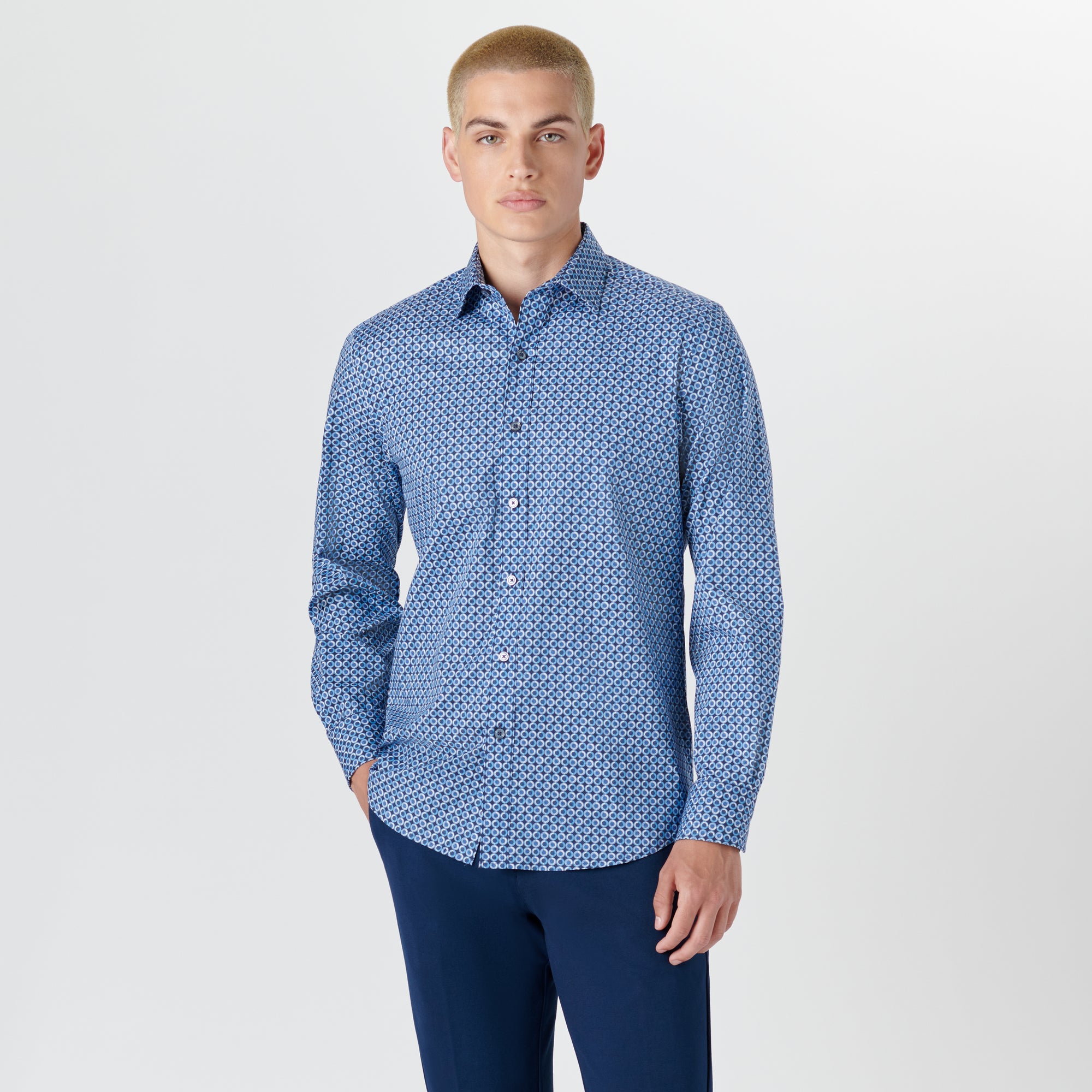 JULIAN Geometric Print Shirt