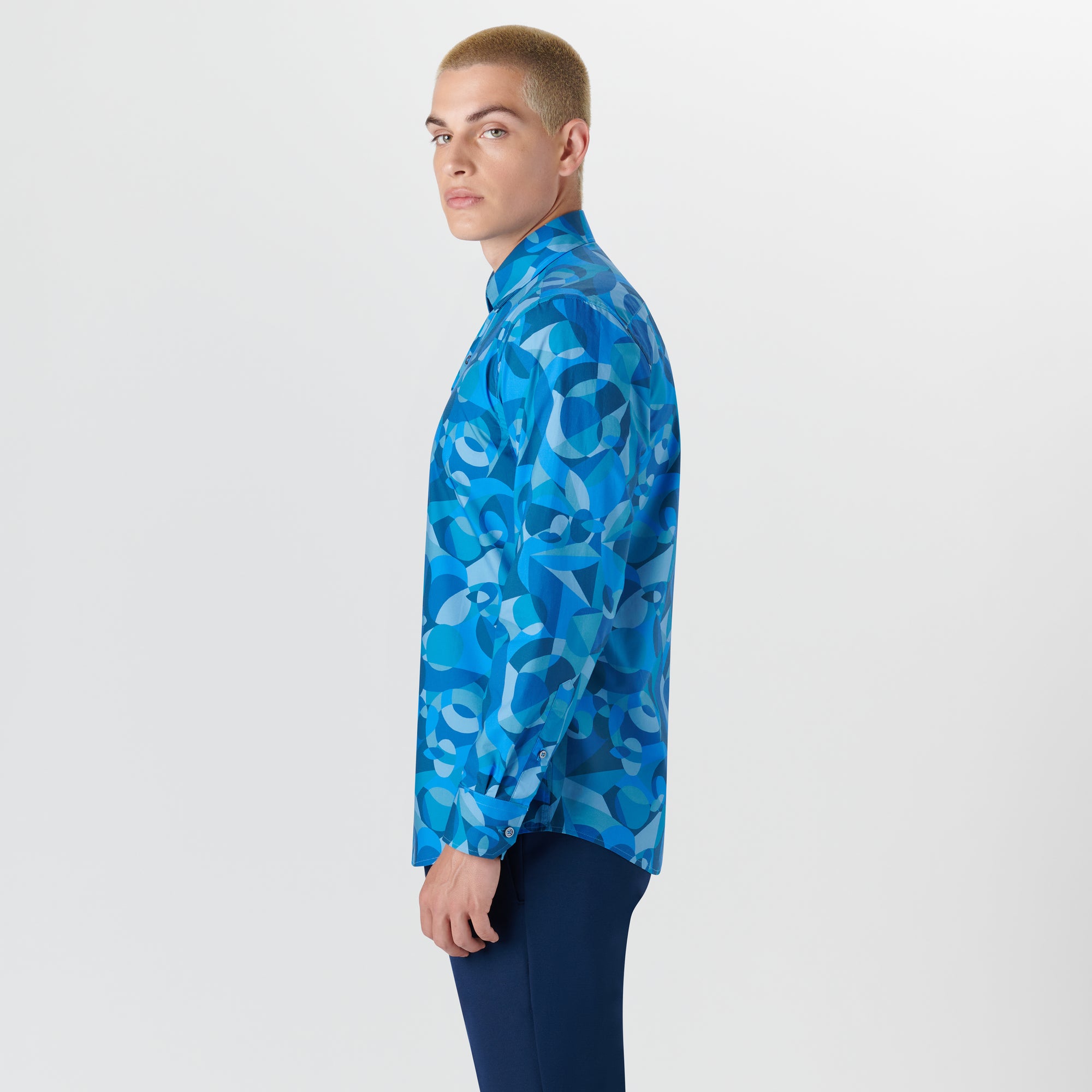 JULIAN Liberty People Puzzle Print Shirt