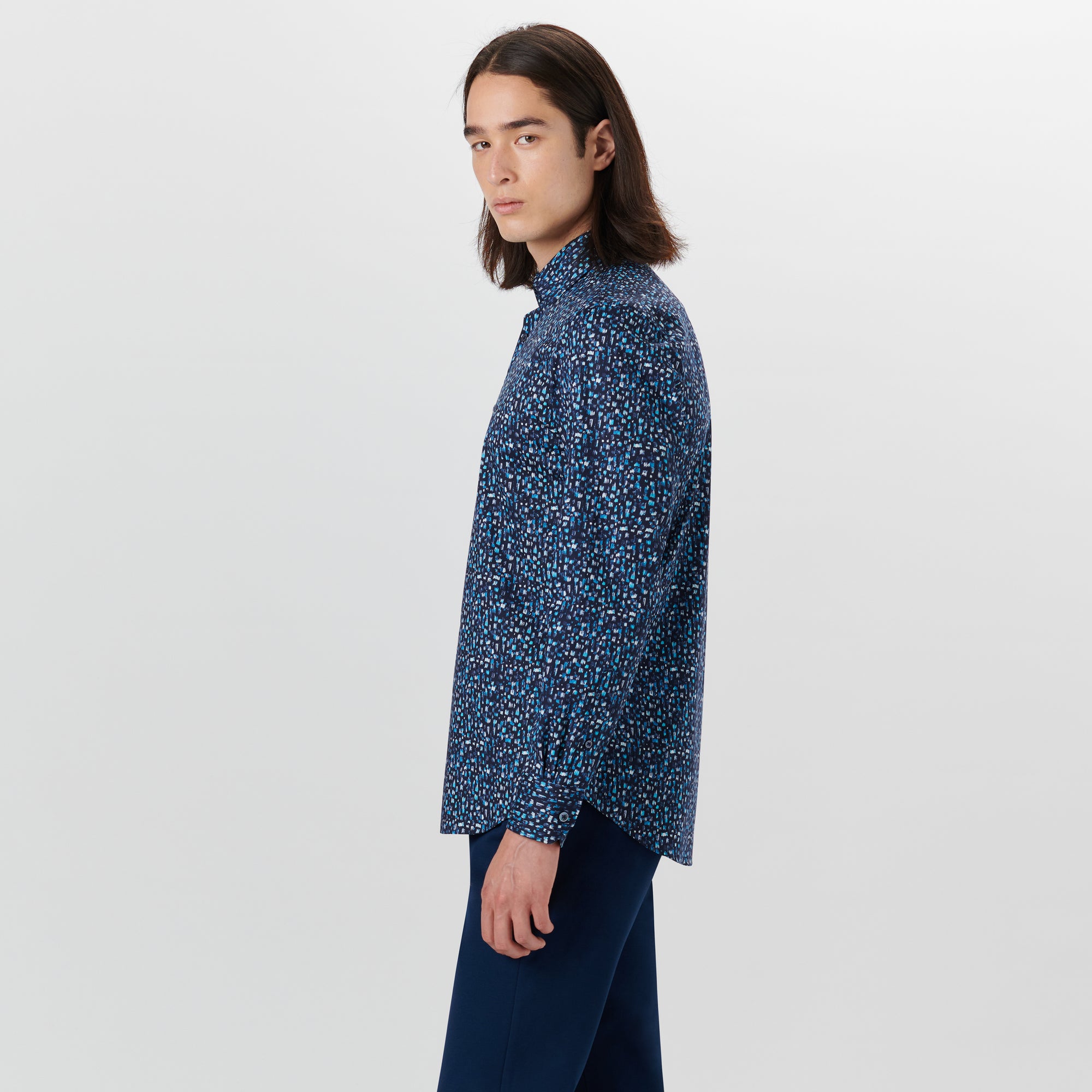 JULIAN Paint Stroke Print Shirt
