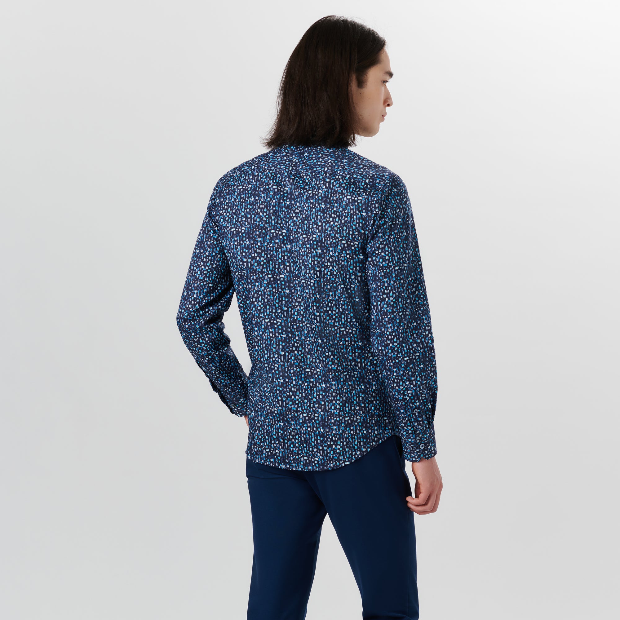JULIAN Paint Stroke Print Shirt