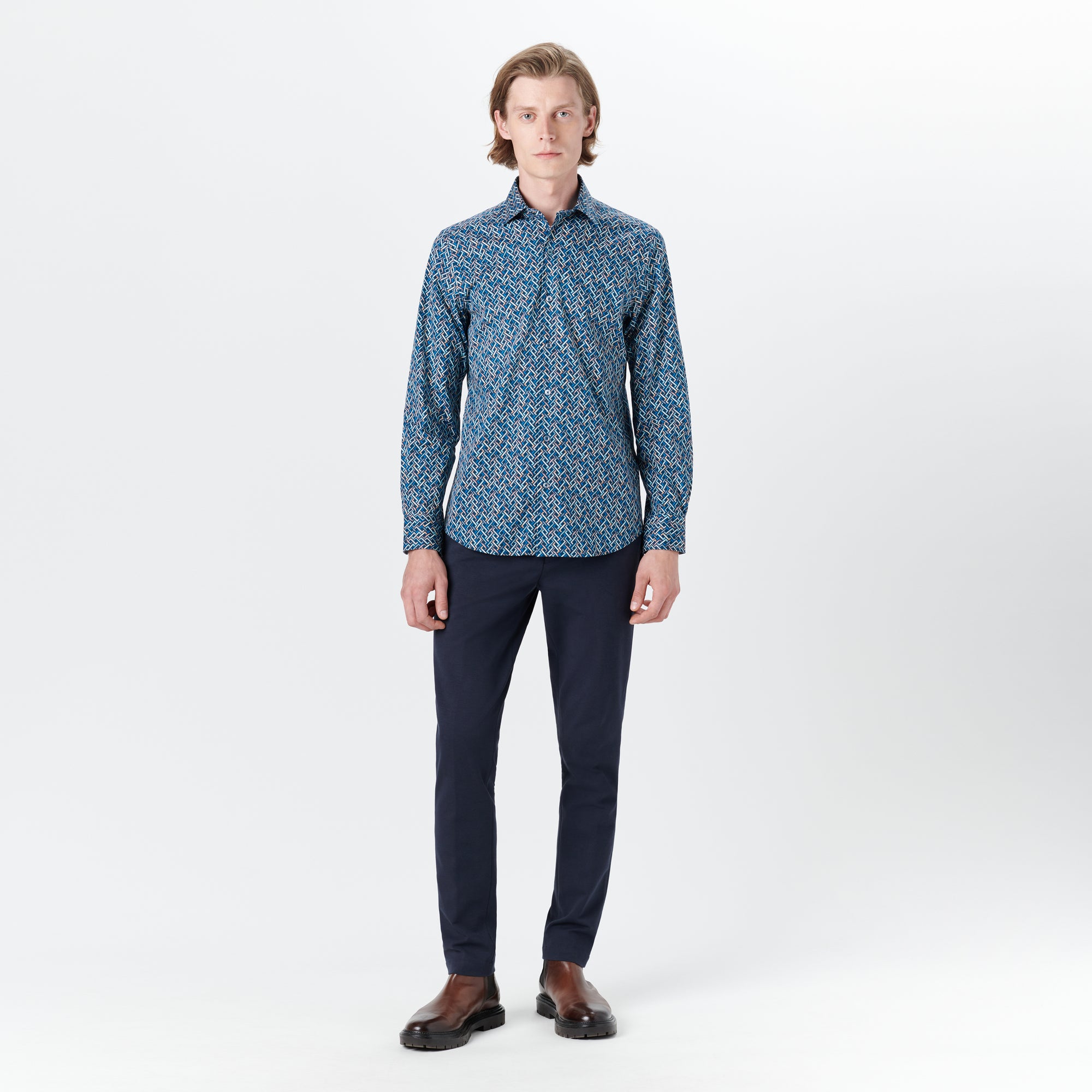 AXEL Basketweave Print Shirt
