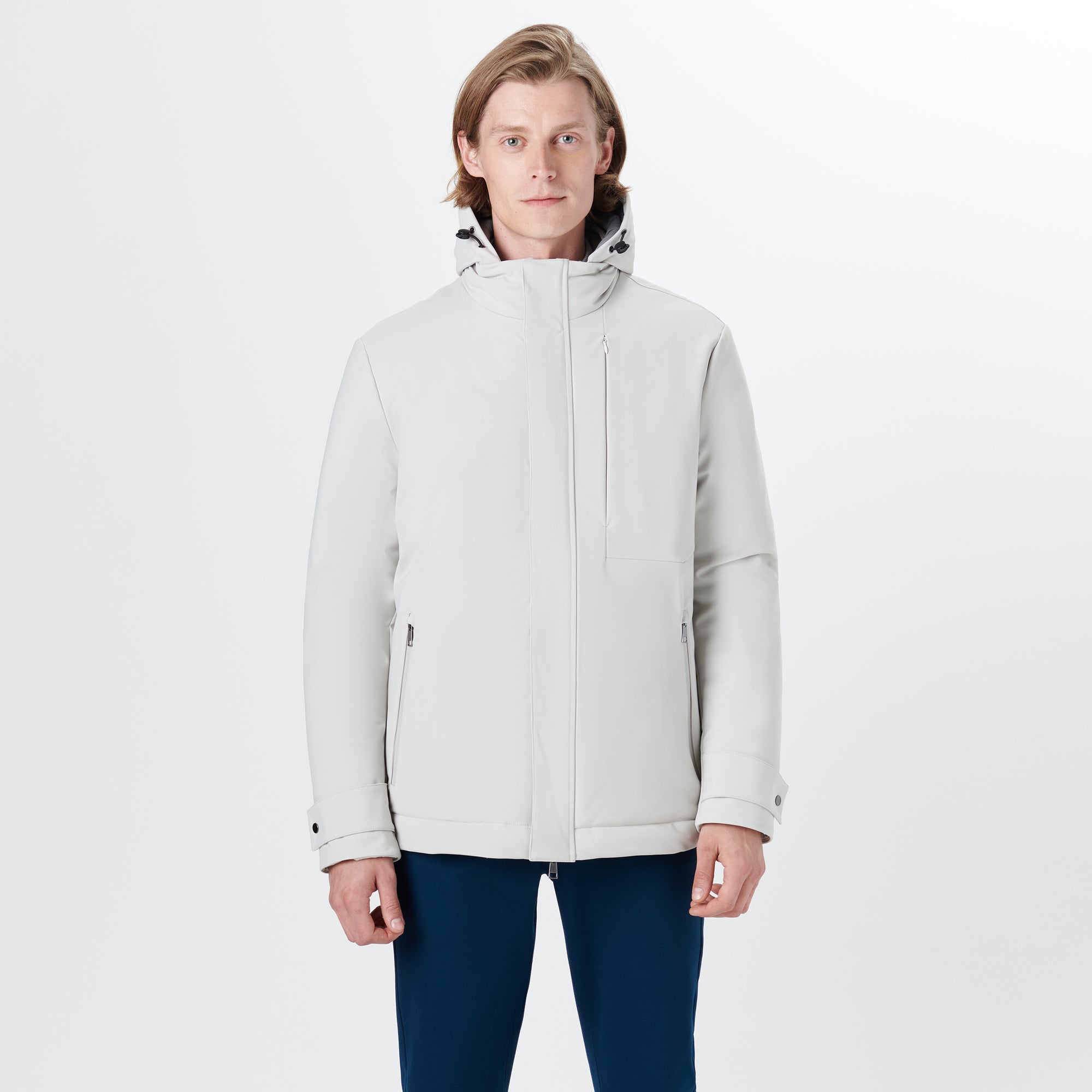 Bomber Jacket with Hood