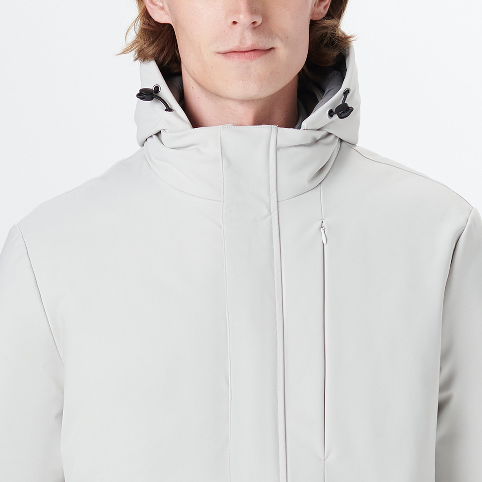 Bomber Jacket with Hood