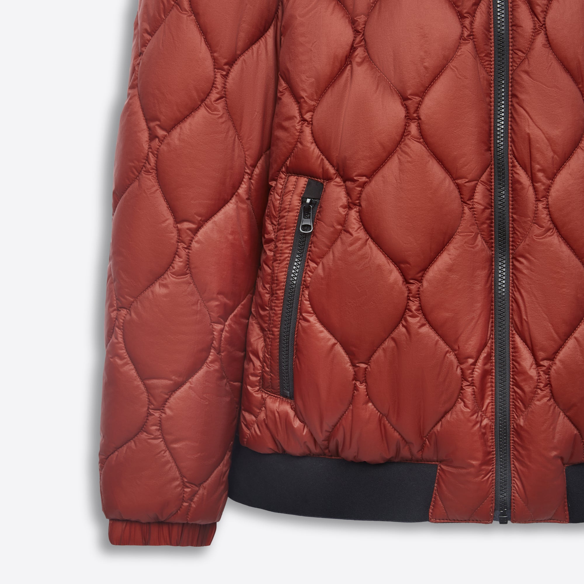 Reversible Bomber Jacket with Hood